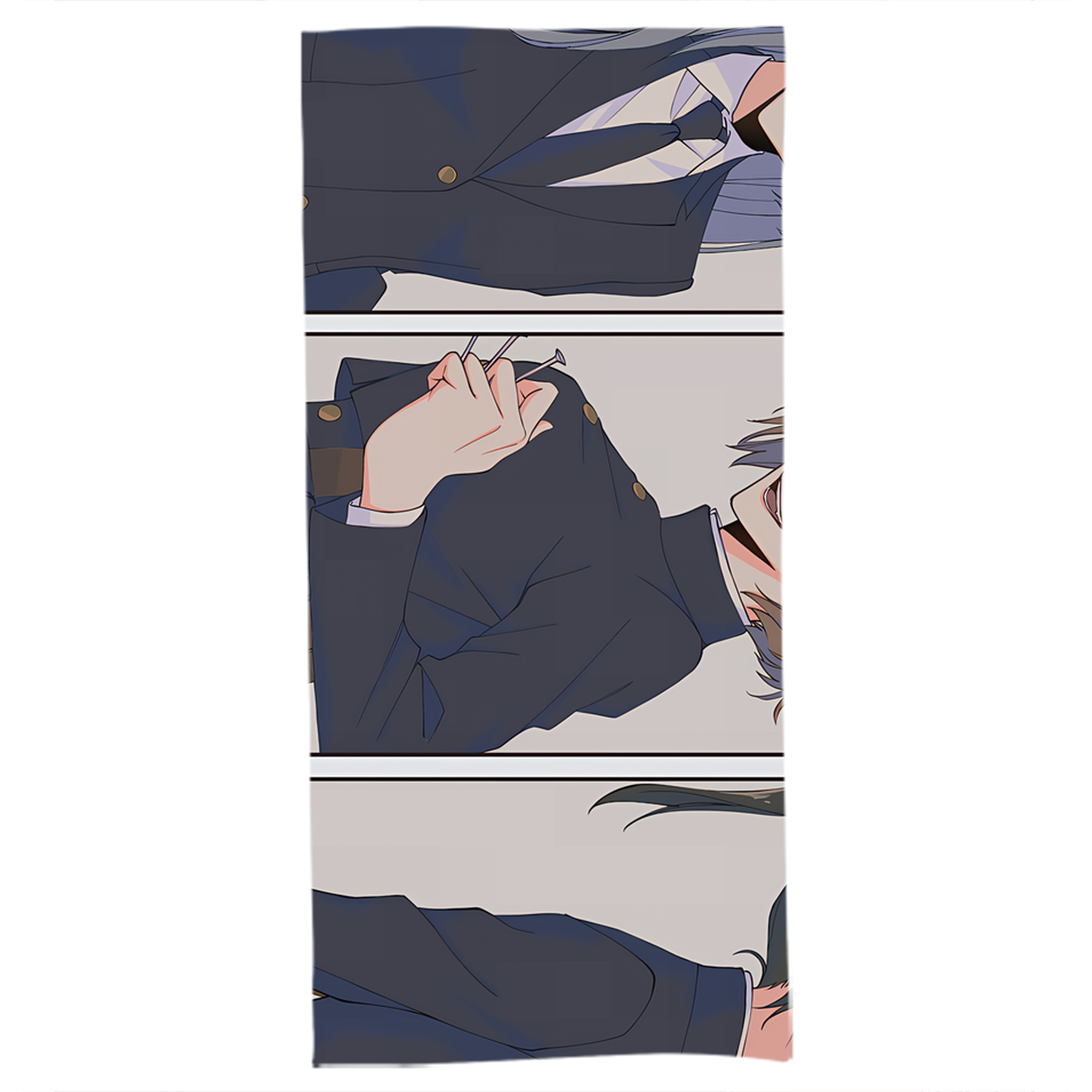 （画像用） 呪術廻戦 Jujutsu Kaisen 大判バスタオル 70×140cm 吸水速乾 柔らかい肌触り