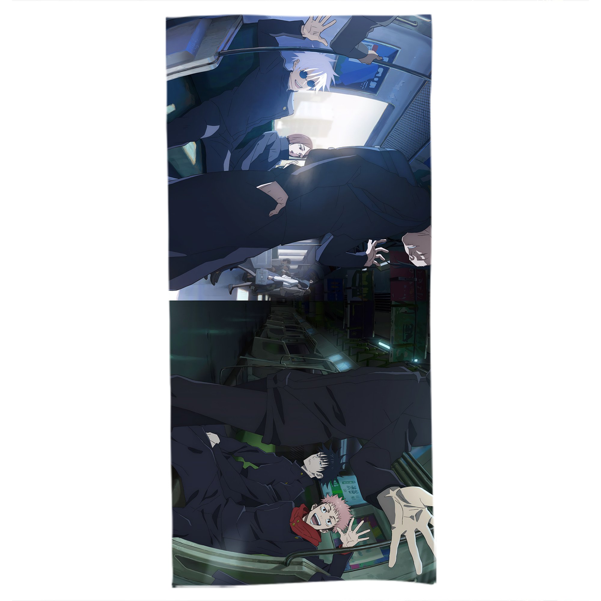 （画像用） 呪術廻戦 Jujutsu Kaisen 大判バスタオル 70×140cm 吸水速乾 柔らかい肌触り