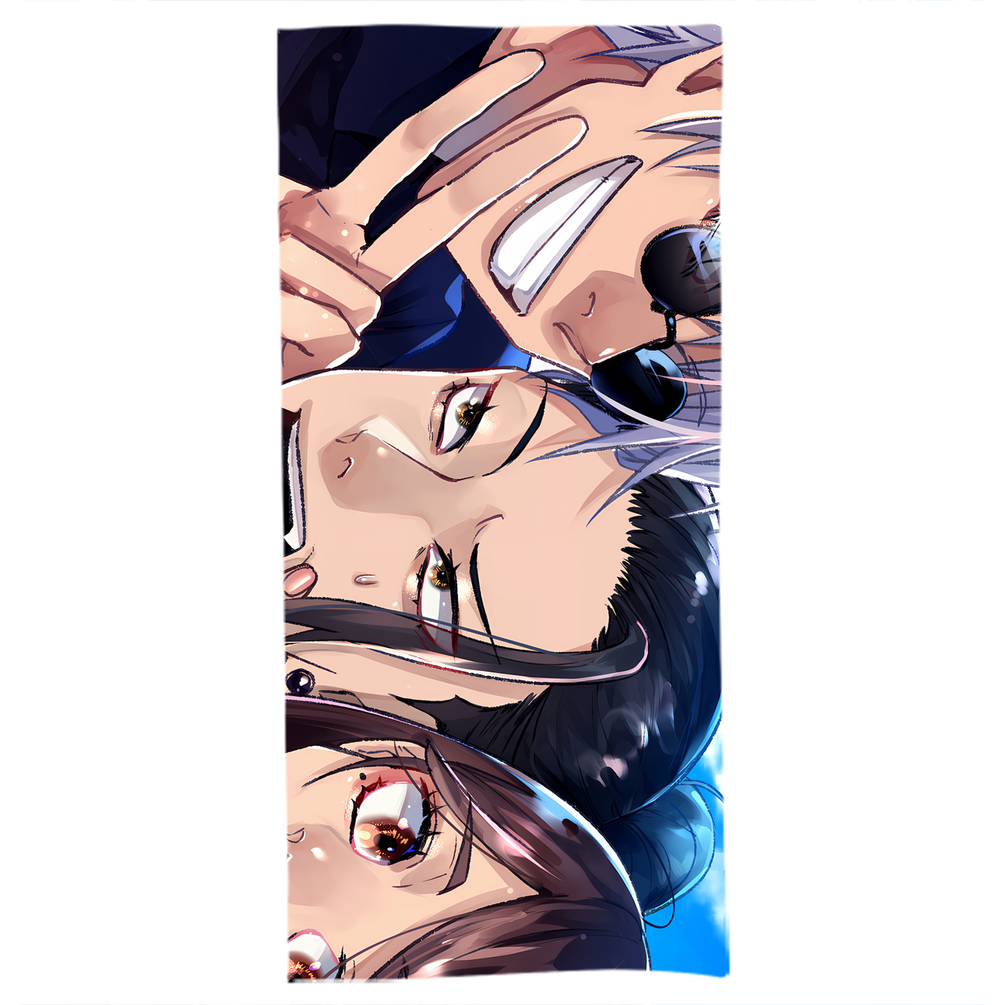 （画像用） 呪術廻戦 Jujutsu Kaisen 大判バスタオル 70×140cm 吸水速乾 柔らかい肌触り