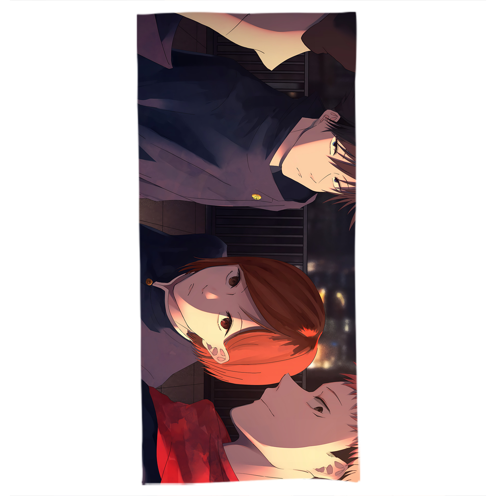 （画像用） 呪術廻戦 Jujutsu Kaisen 大判バスタオル 70×140cm 吸水速乾 柔らかい肌触り