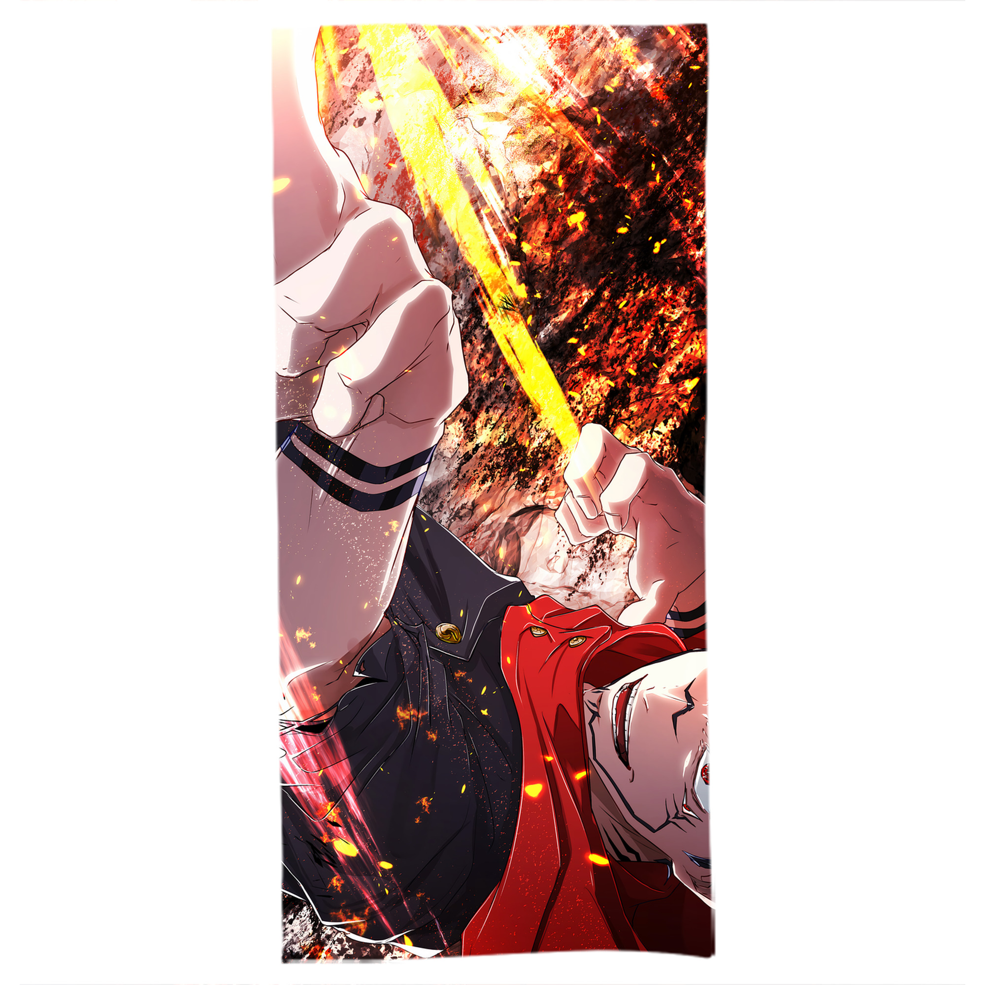 （画像用） 呪術廻戦 Jujutsu Kaisen 大判バスタオル 70×140cm 吸水速乾 柔らかい肌触り