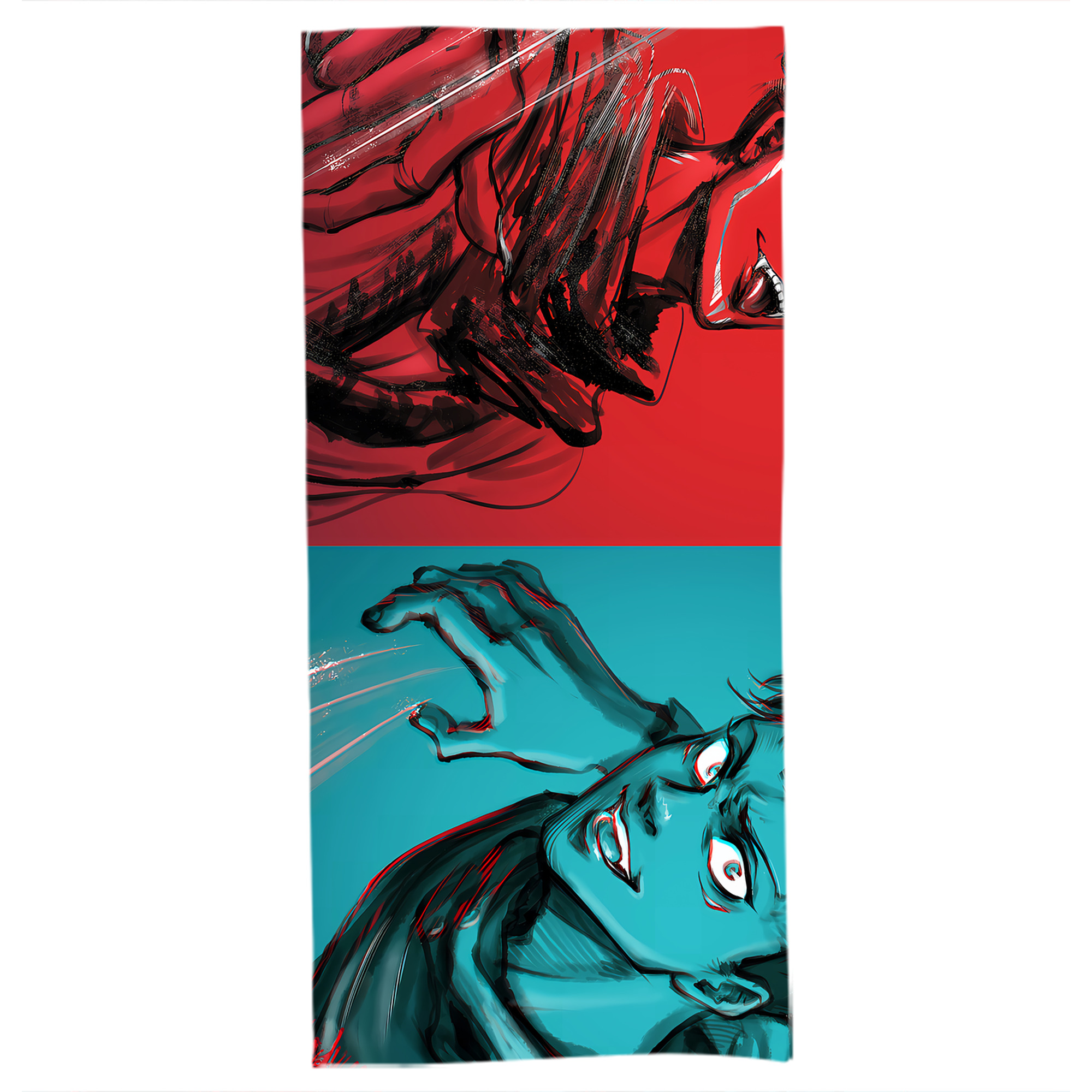 （画像用） 呪術廻戦 Jujutsu Kaisen 大判バスタオル 70×140cm 吸水速乾 柔らかい肌触り