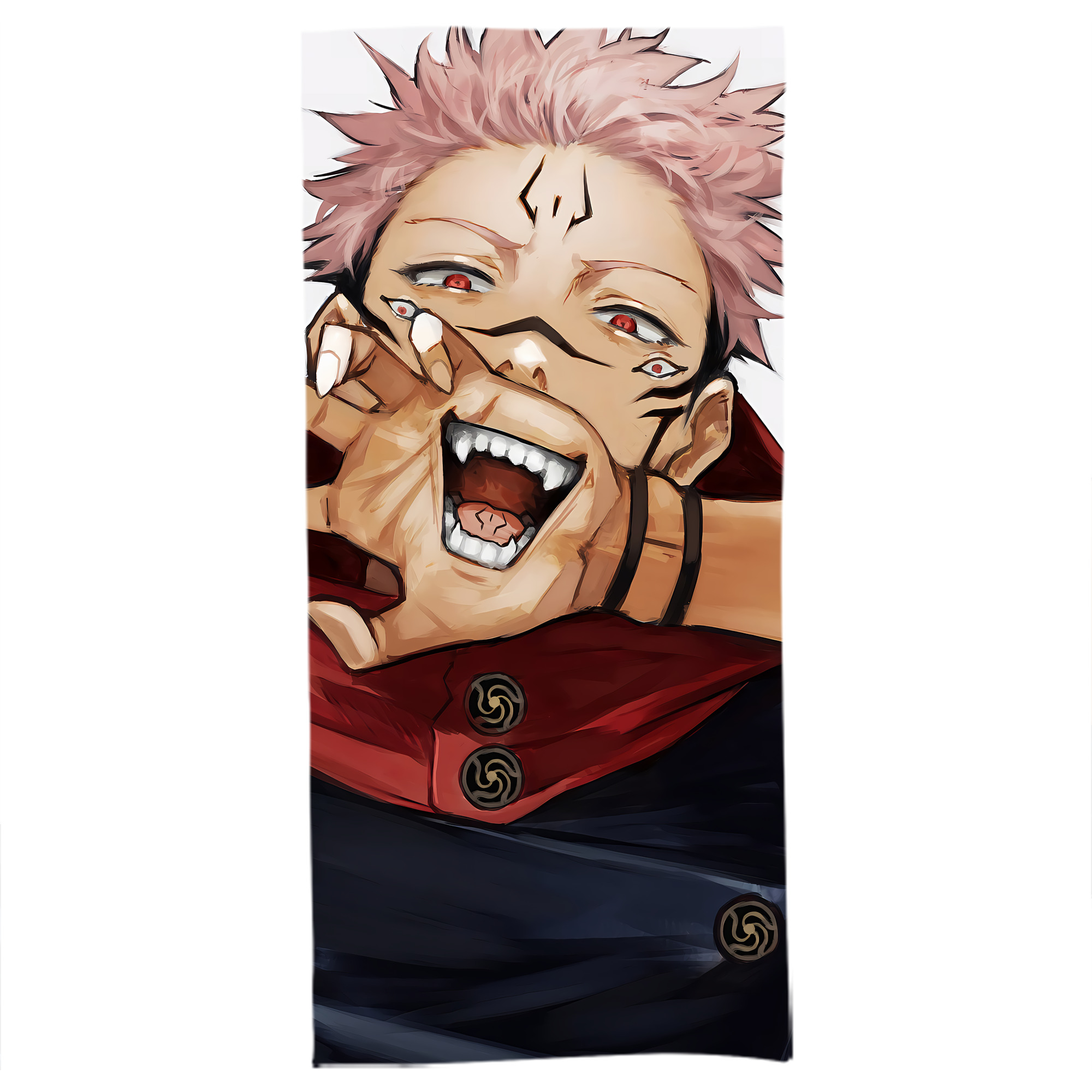 （画像用） 呪術廻戦 Jujutsu Kaisen 大判バスタオル 70×140cm 吸水速乾 柔らかい肌触り
