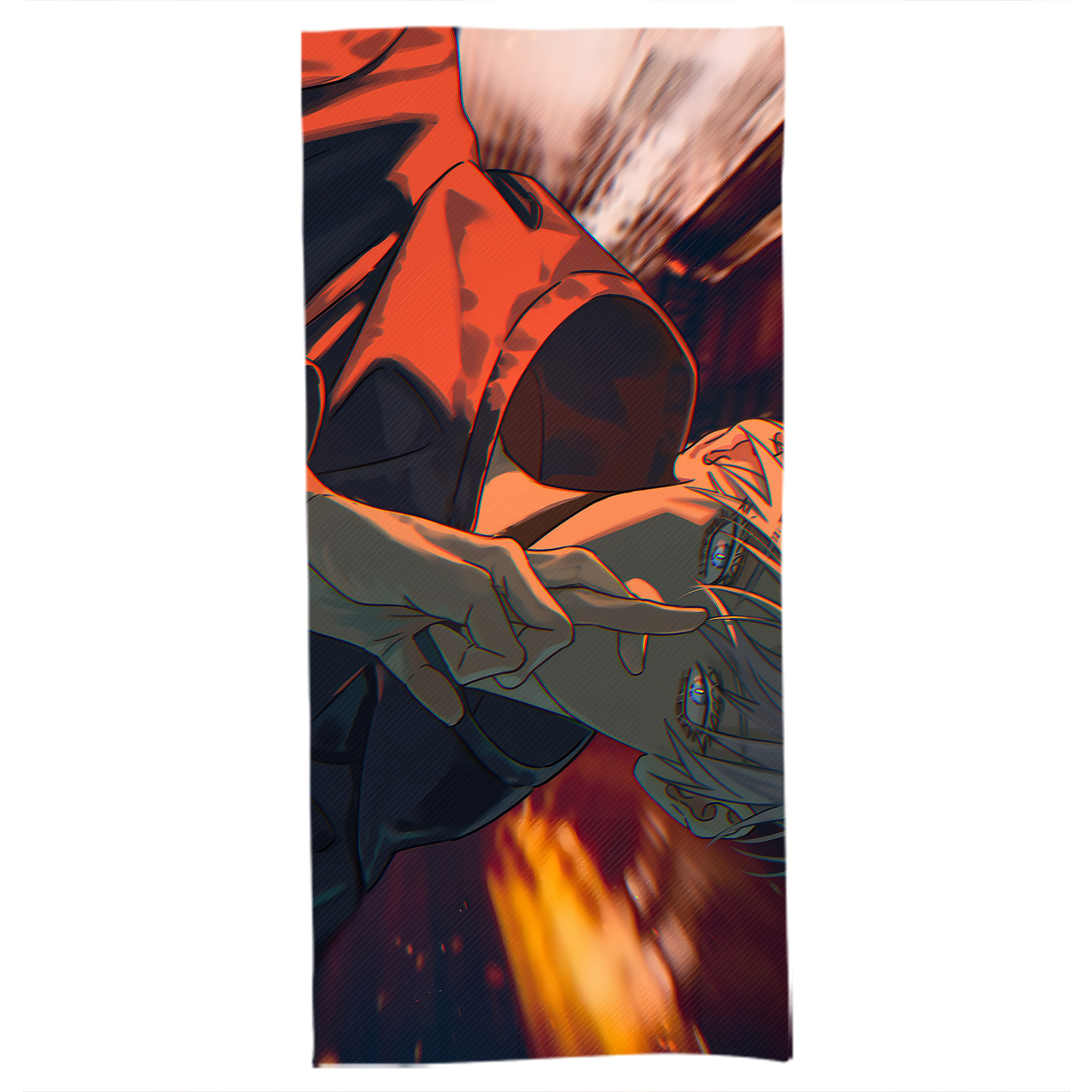 （画像用） 呪術廻戦 Jujutsu Kaisen 大判バスタオル 70×140cm 吸水速乾 柔らかい肌触り