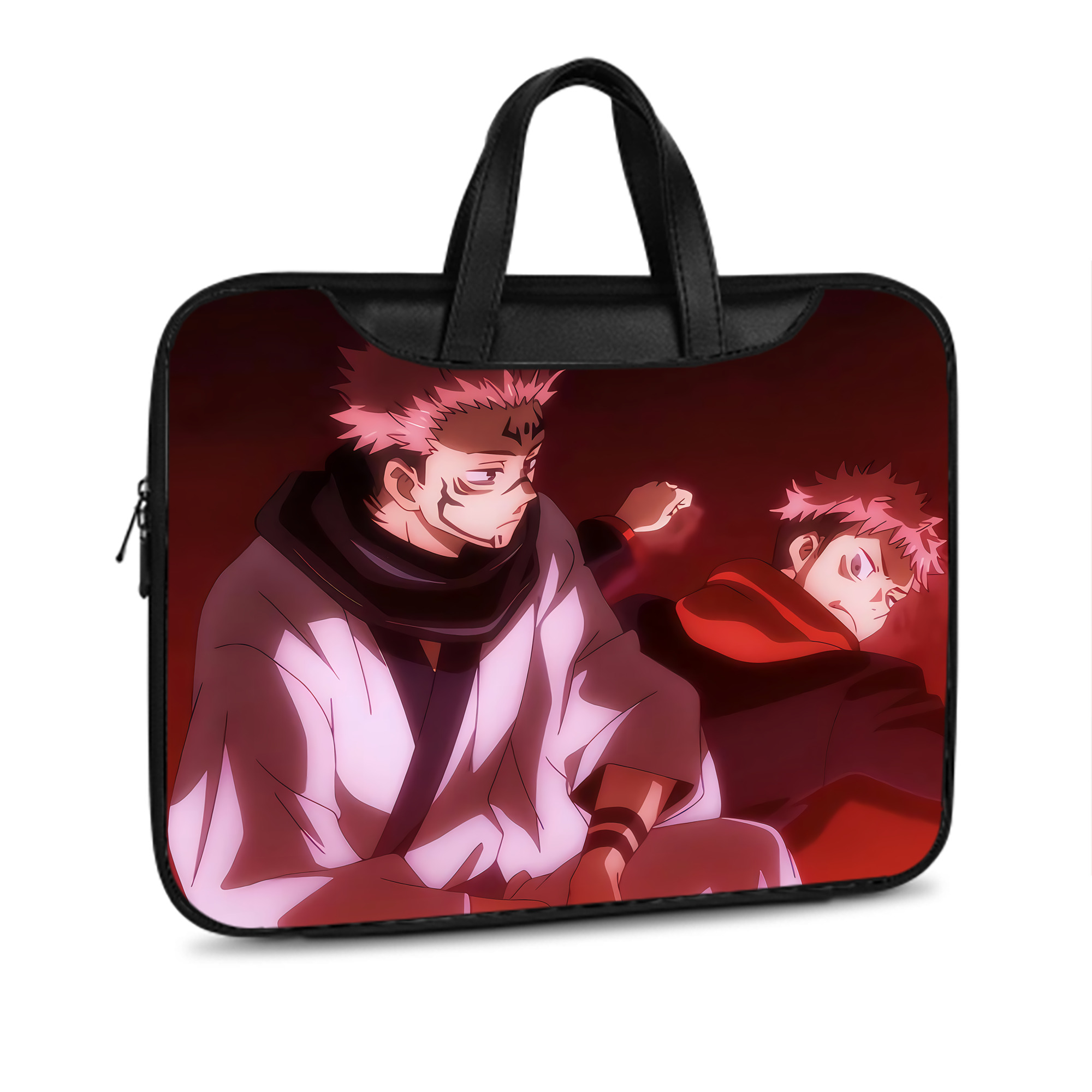 （画像用） 呪術廻戦 Jujutsu Kaisen レザーラップトップバッグ　ノートパソコンケース