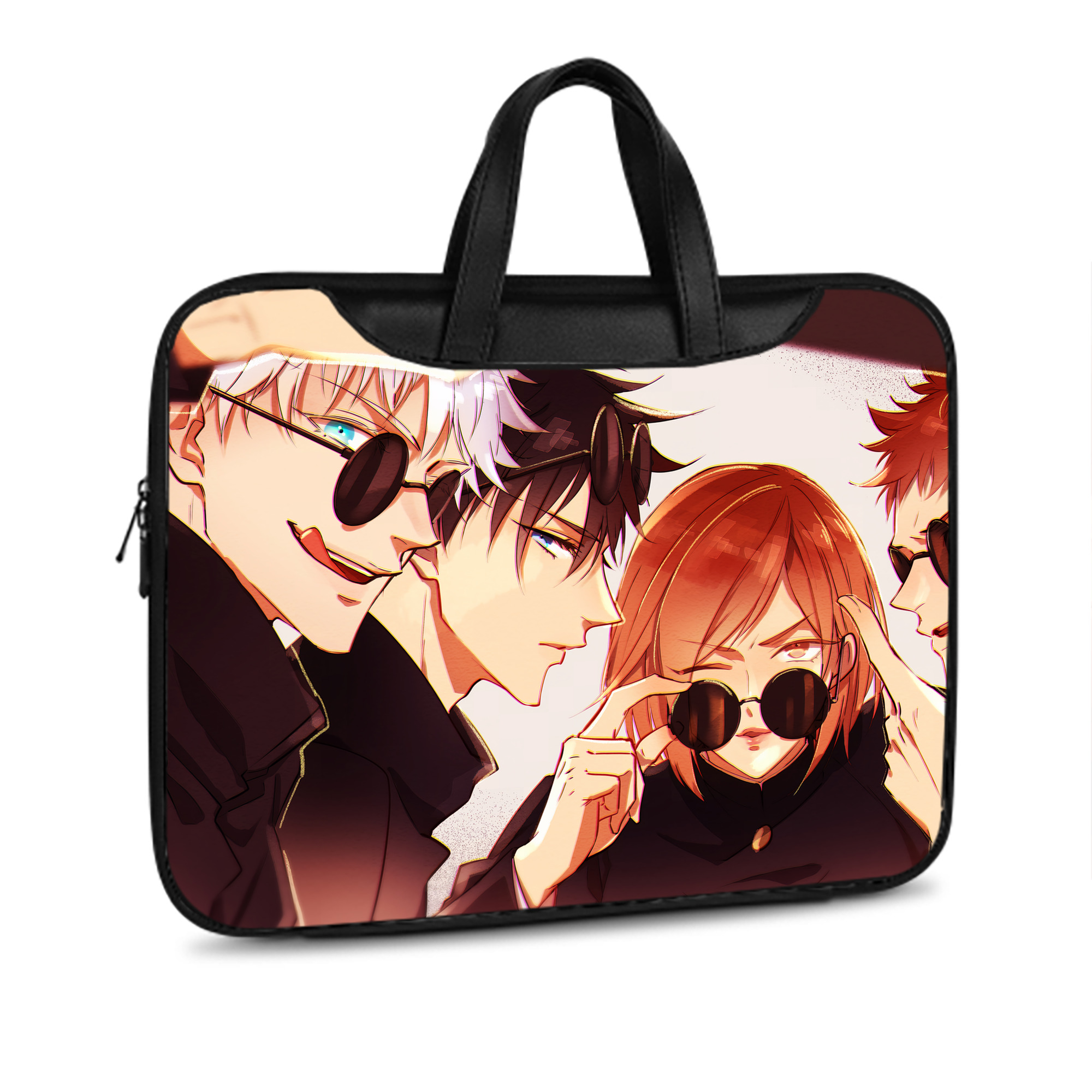 （画像用） 呪術廻戦 Jujutsu Kaisen レザーラップトップバッグ　ノートパソコンケース