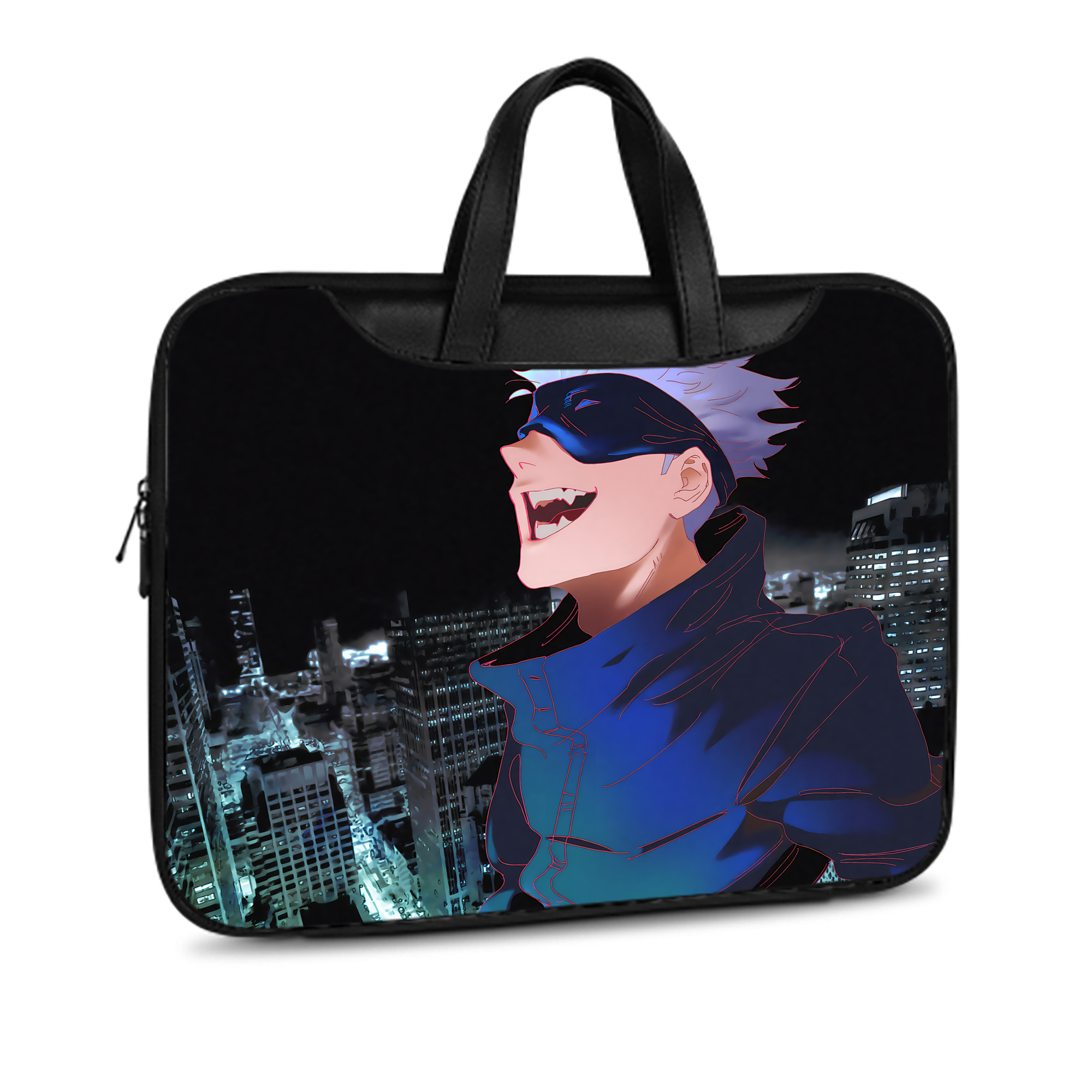 （画像用） 呪術廻戦 Jujutsu Kaisen レザーラップトップバッグ　ノートパソコンケース