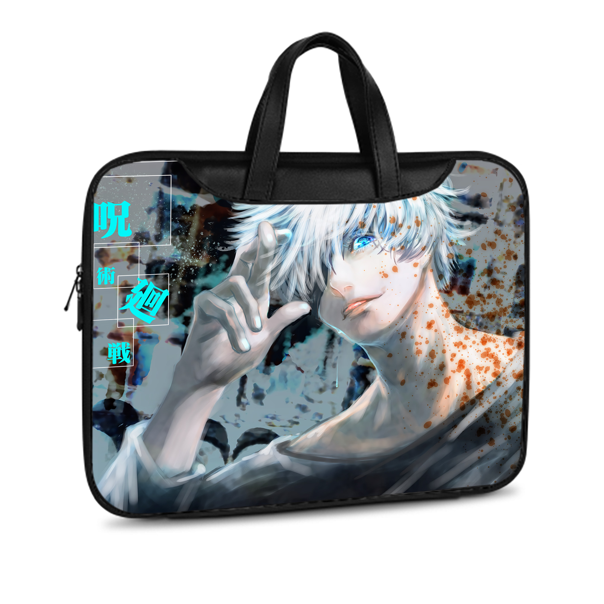 （画像用） 呪術廻戦 Jujutsu Kaisen レザーラップトップバッグ　ノートパソコンケース
