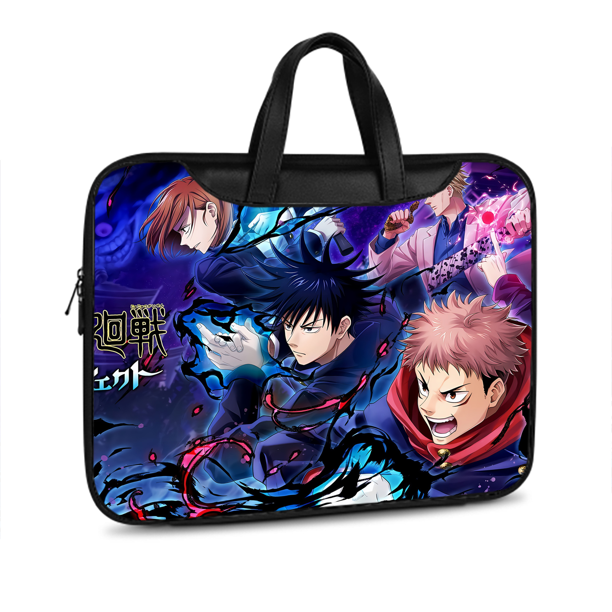 （画像用） 呪術廻戦 Jujutsu Kaisen レザーラップトップバッグ　ノートパソコンケース