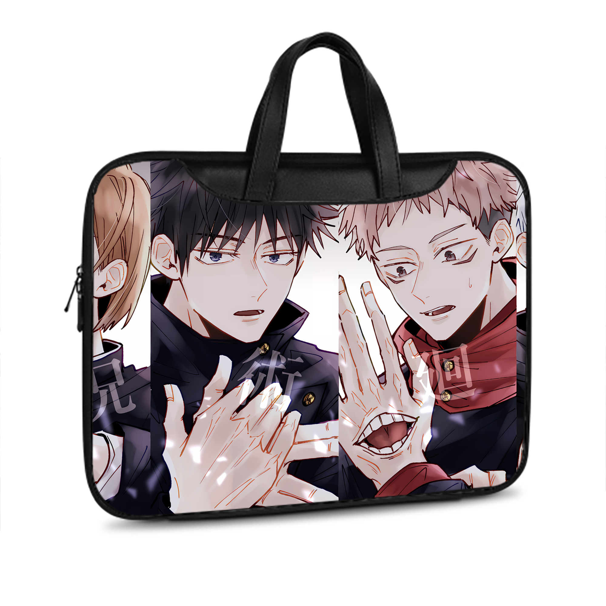 （画像用） 呪術廻戦 Jujutsu Kaisen レザーラップトップバッグ　ノートパソコンケース