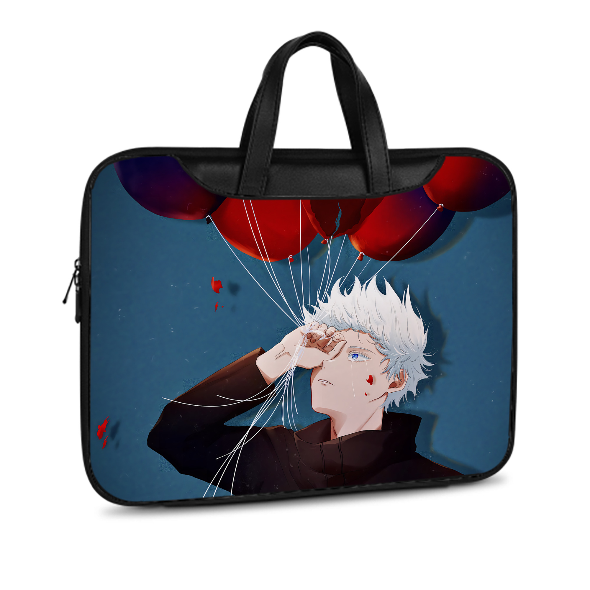 （画像用） 呪術廻戦 Jujutsu Kaisen レザーラップトップバッグ　ノートパソコンケース
