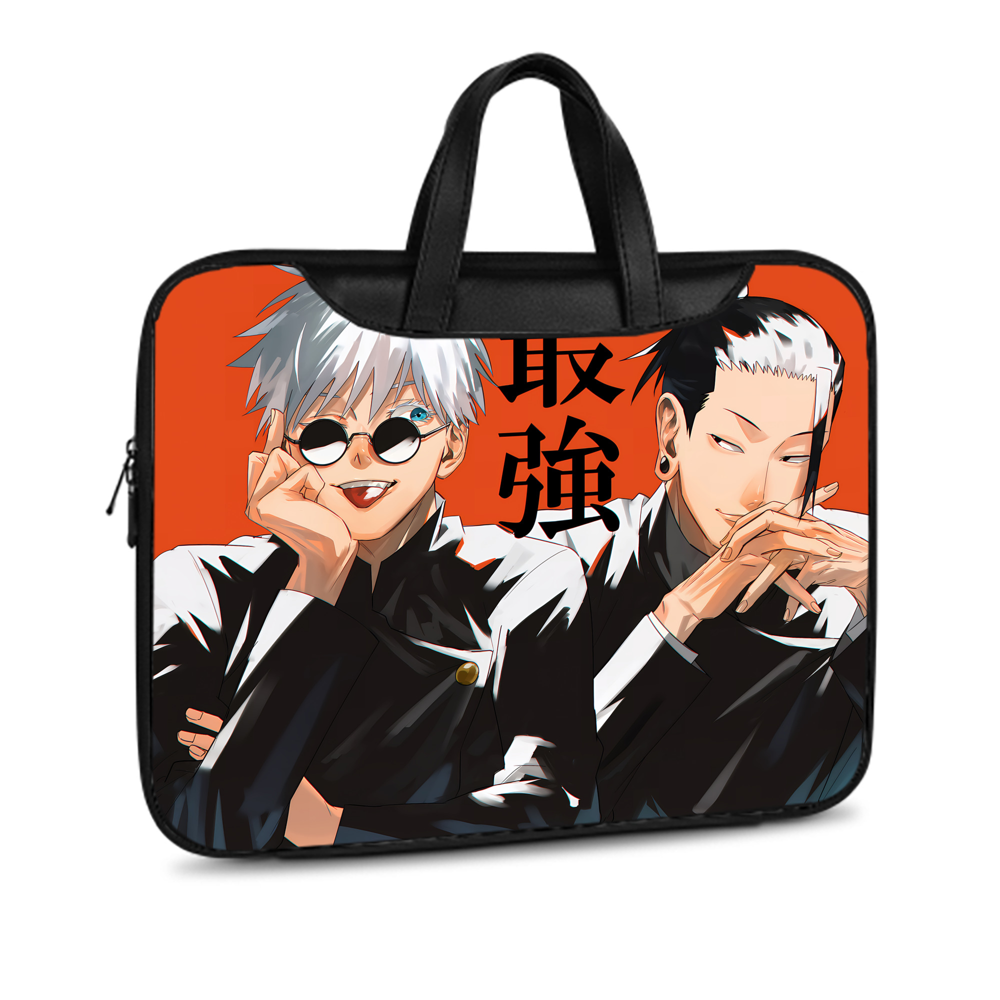 （画像用） 呪術廻戦 Jujutsu Kaisen レザーラップトップバッグ　ノートパソコンケース
