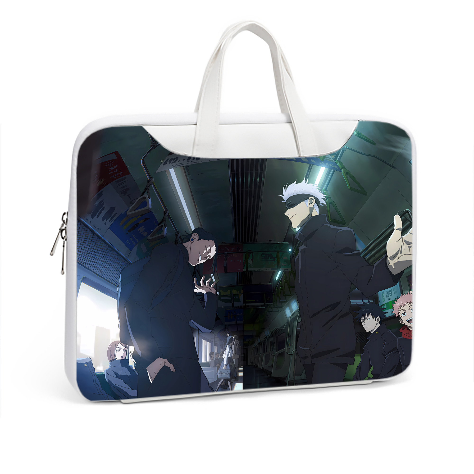 （画像用） 呪術廻戦 Jujutsu Kaisen レザーラップトップバッグ　ノートパソコンケース