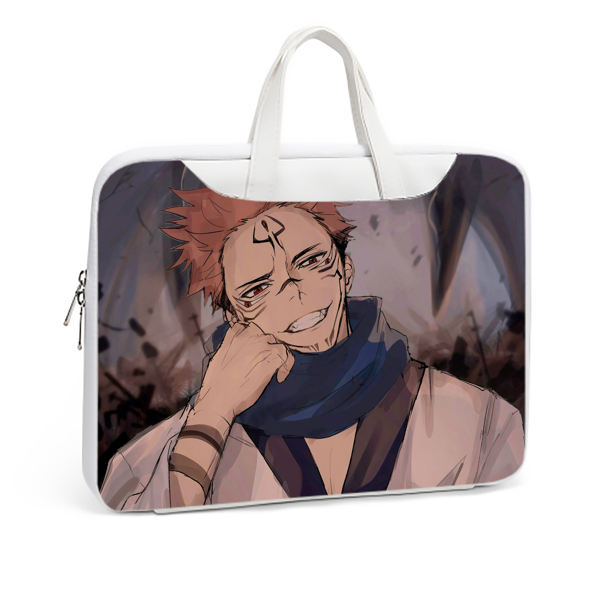 （画像用） 呪術廻戦 Jujutsu Kaisen レザーラップトップバッグ　ノートパソコンケース