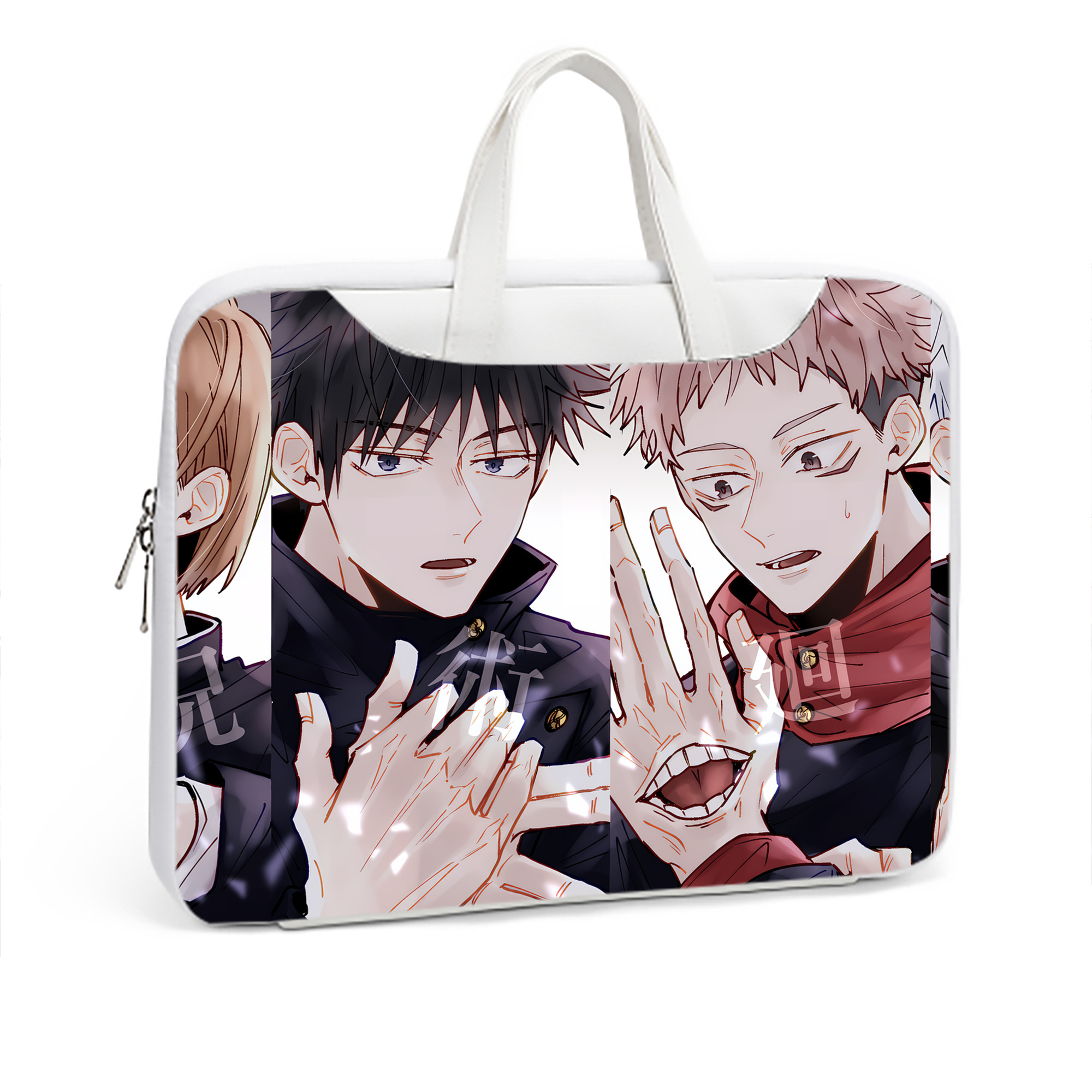 （画像用） 呪術廻戦 Jujutsu Kaisen レザーラップトップバッグ　ノートパソコンケース