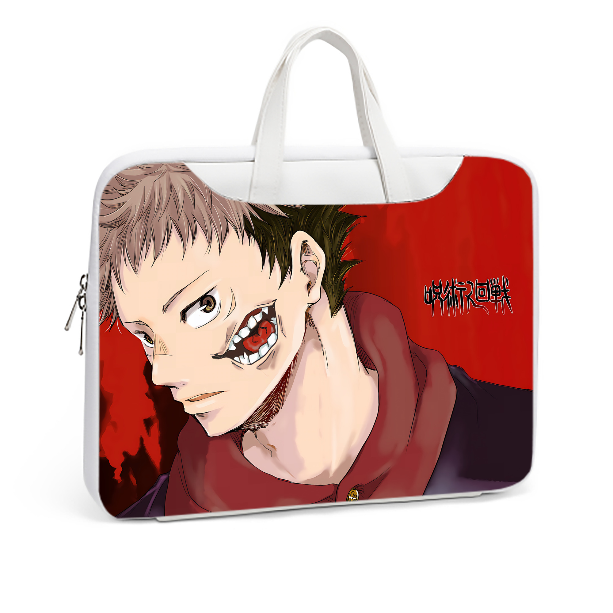 （画像用） 呪術廻戦 Jujutsu Kaisen レザーラップトップバッグ　ノートパソコンケース