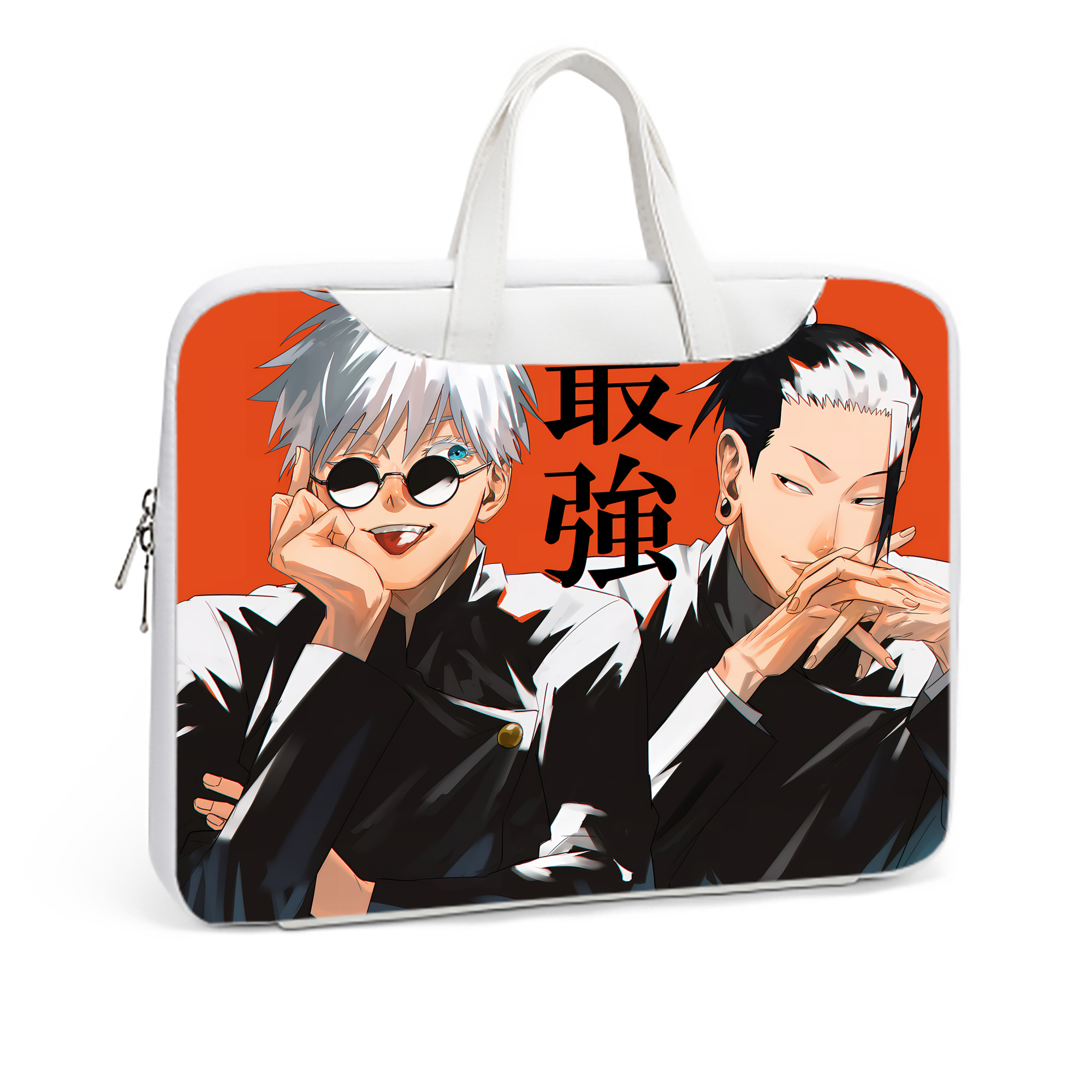 （画像用） 呪術廻戦 Jujutsu Kaisen レザーラップトップバッグ　ノートパソコンケース