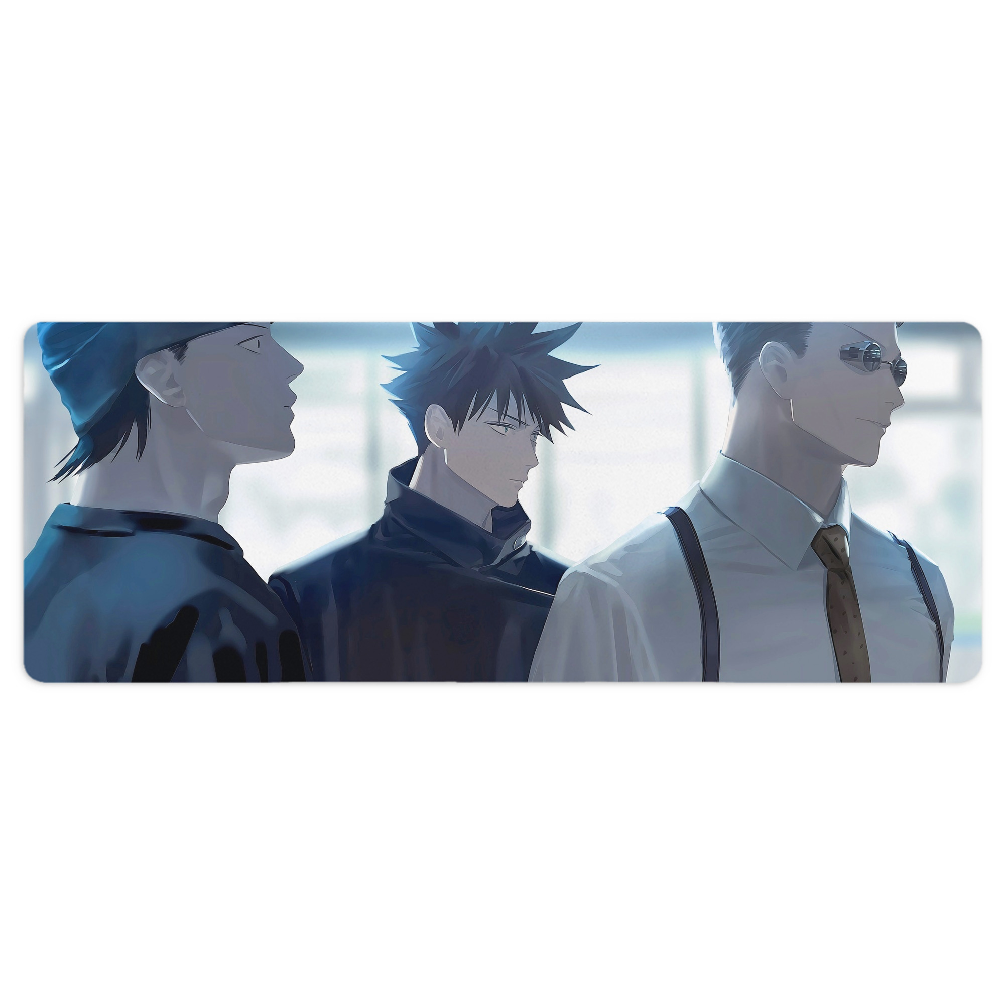 （画像用） 呪術廻戦 Jujutsu Kaisen ステッチ加工 大判デスクマット／滑り止めマウスパッド