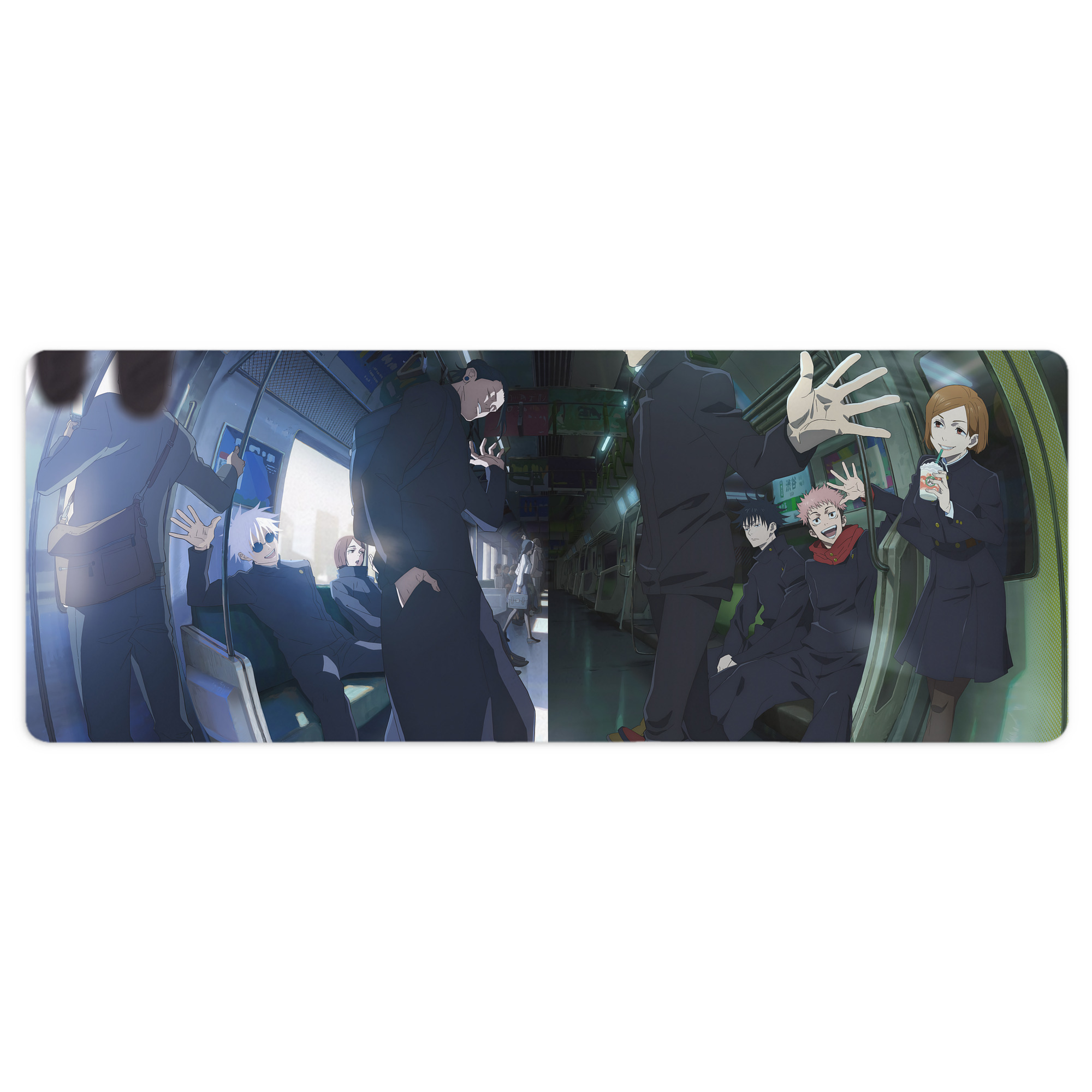 （画像用） 呪術廻戦 Jujutsu Kaisen ステッチ加工 大判デスクマット／滑り止めマウスパッド
