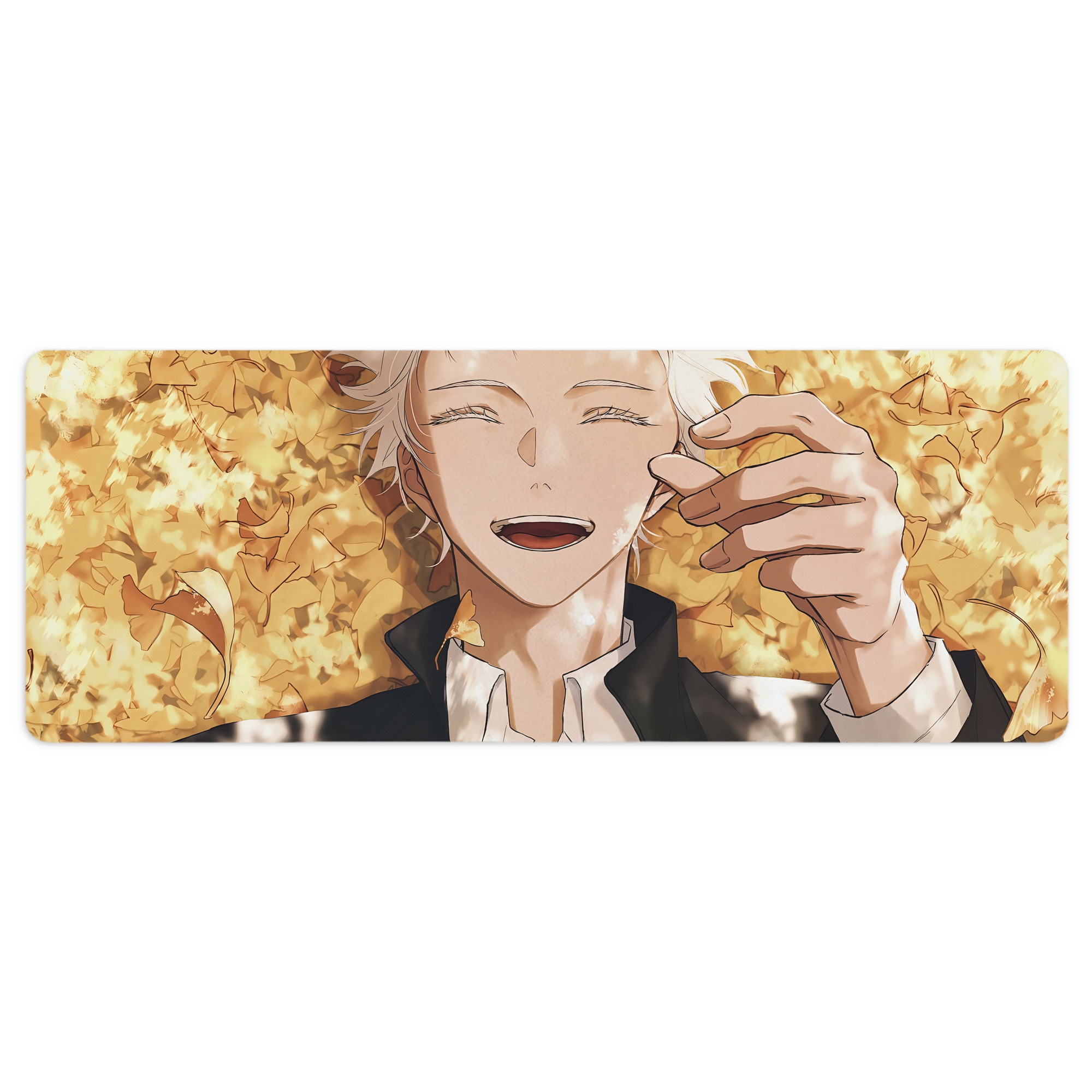 （画像用） 呪術廻戦 Jujutsu Kaisen ステッチ加工 大判デスクマット／滑り止めマウスパッド