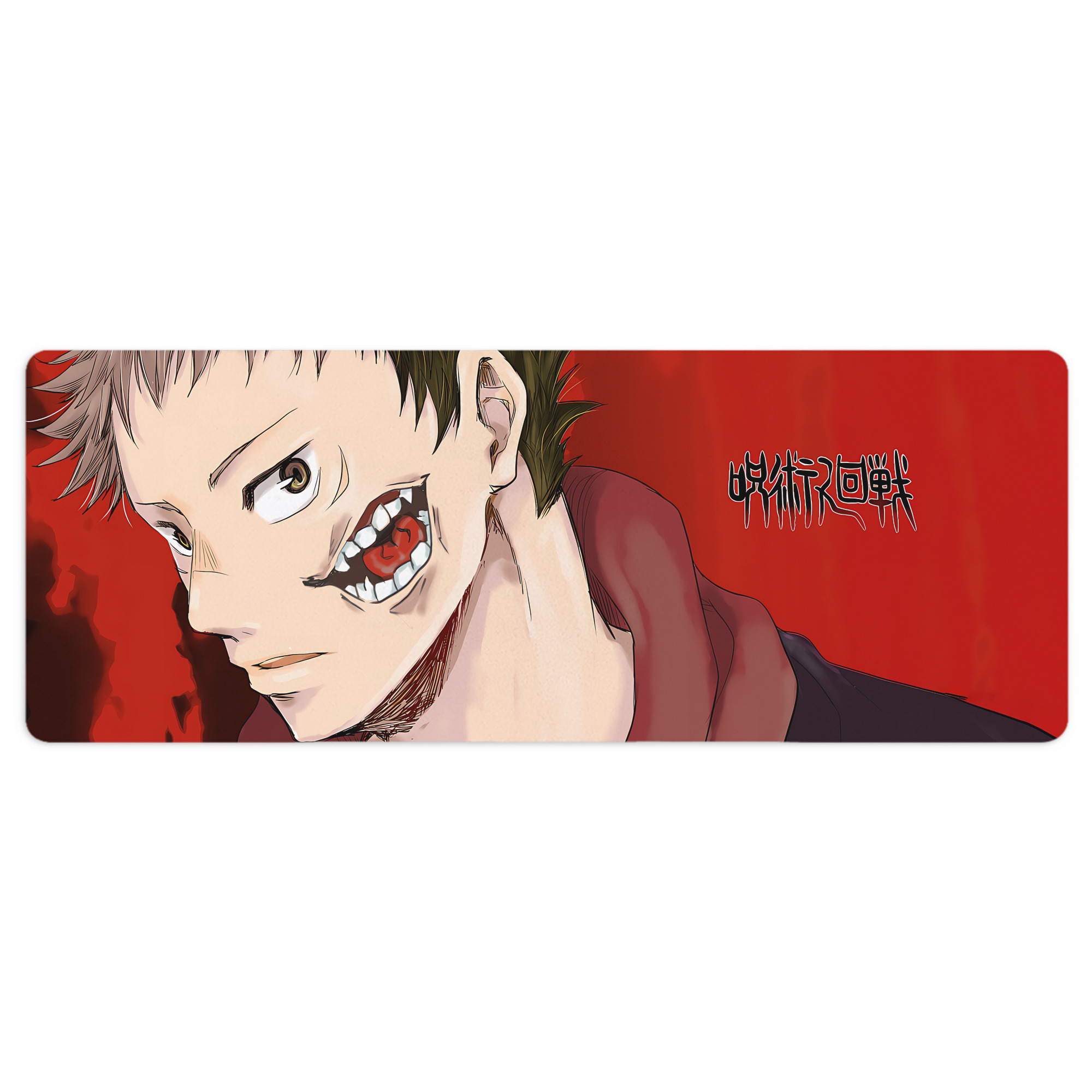（画像用） 呪術廻戦 Jujutsu Kaisen ステッチ加工 大判デスクマット／滑り止めマウスパッド