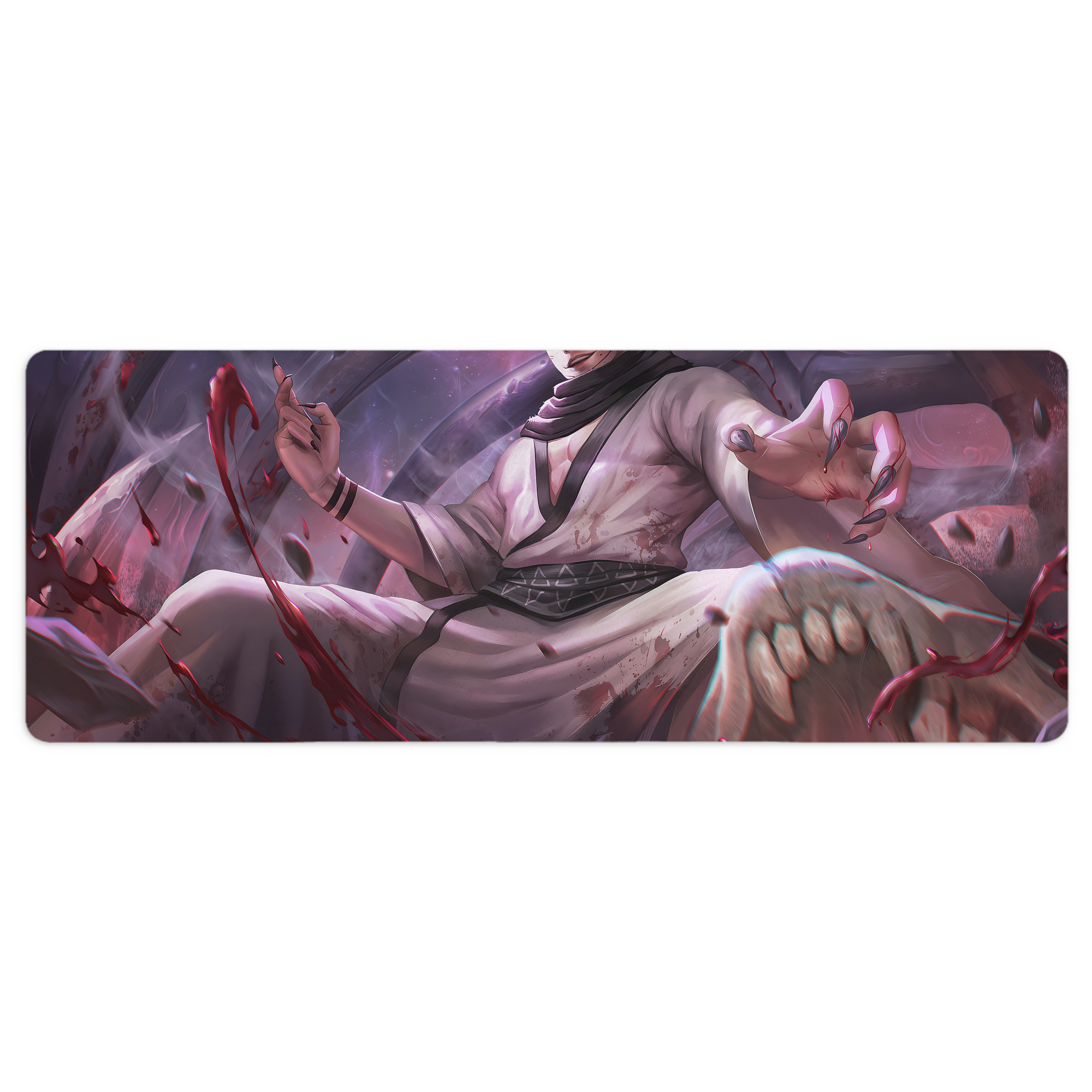 （画像用） 呪術廻戦 Jujutsu Kaisen ステッチ加工 大判デスクマット／滑り止めマウスパッド