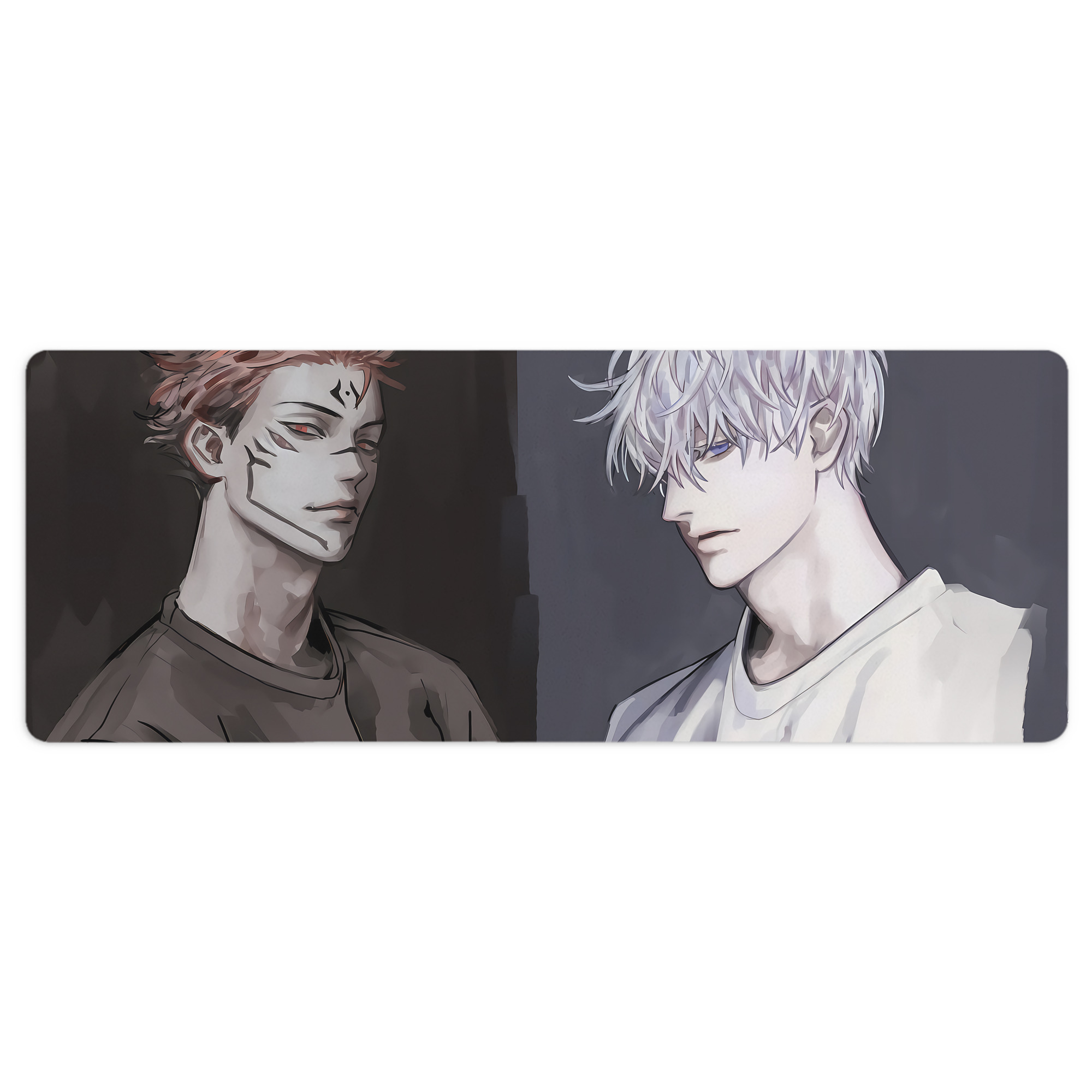 （画像用） 呪術廻戦 Jujutsu Kaisen ステッチ加工 大判デスクマット／滑り止めマウスパッド