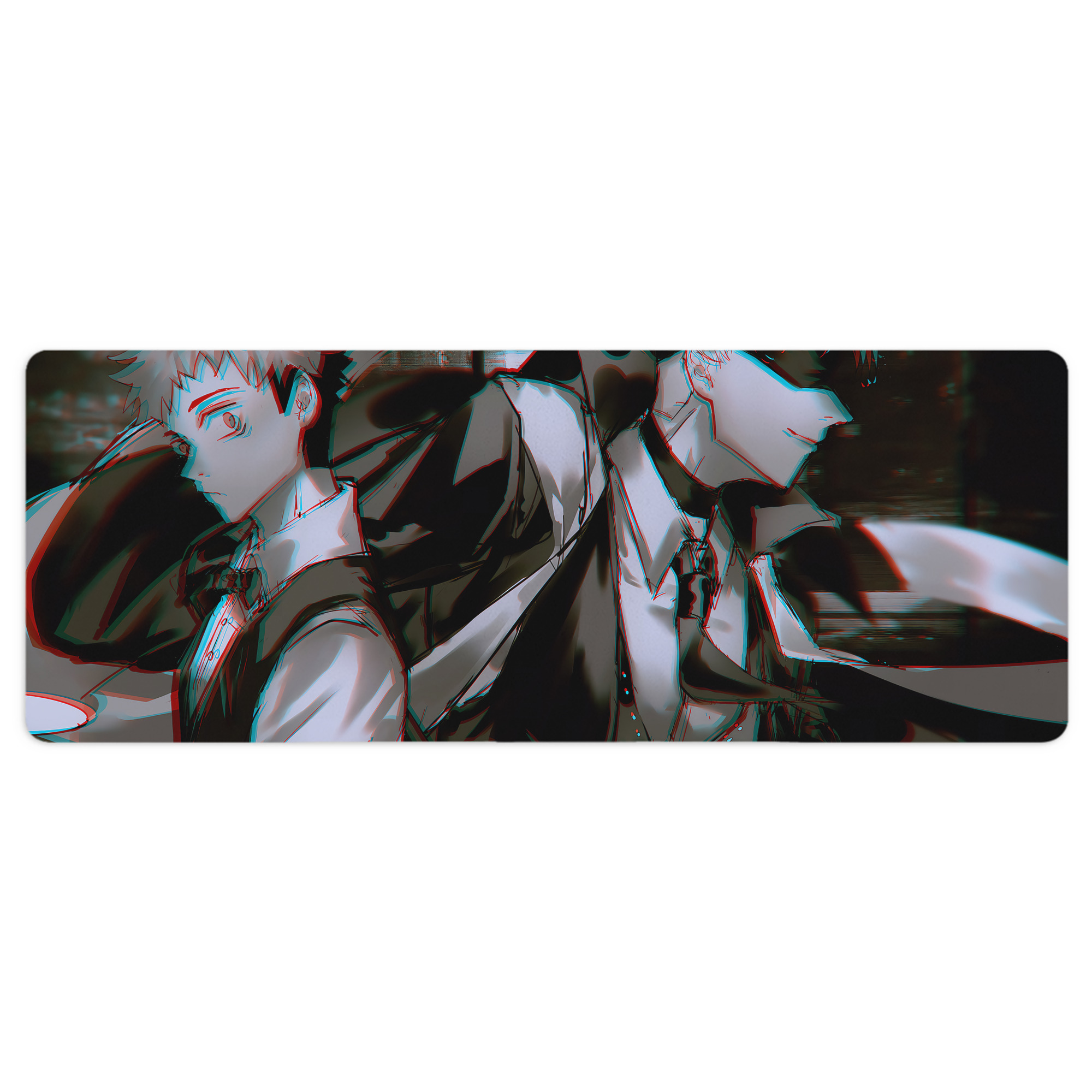 （画像用） 呪術廻戦 Jujutsu Kaisen ステッチ加工 大判デスクマット／滑り止めマウスパッド