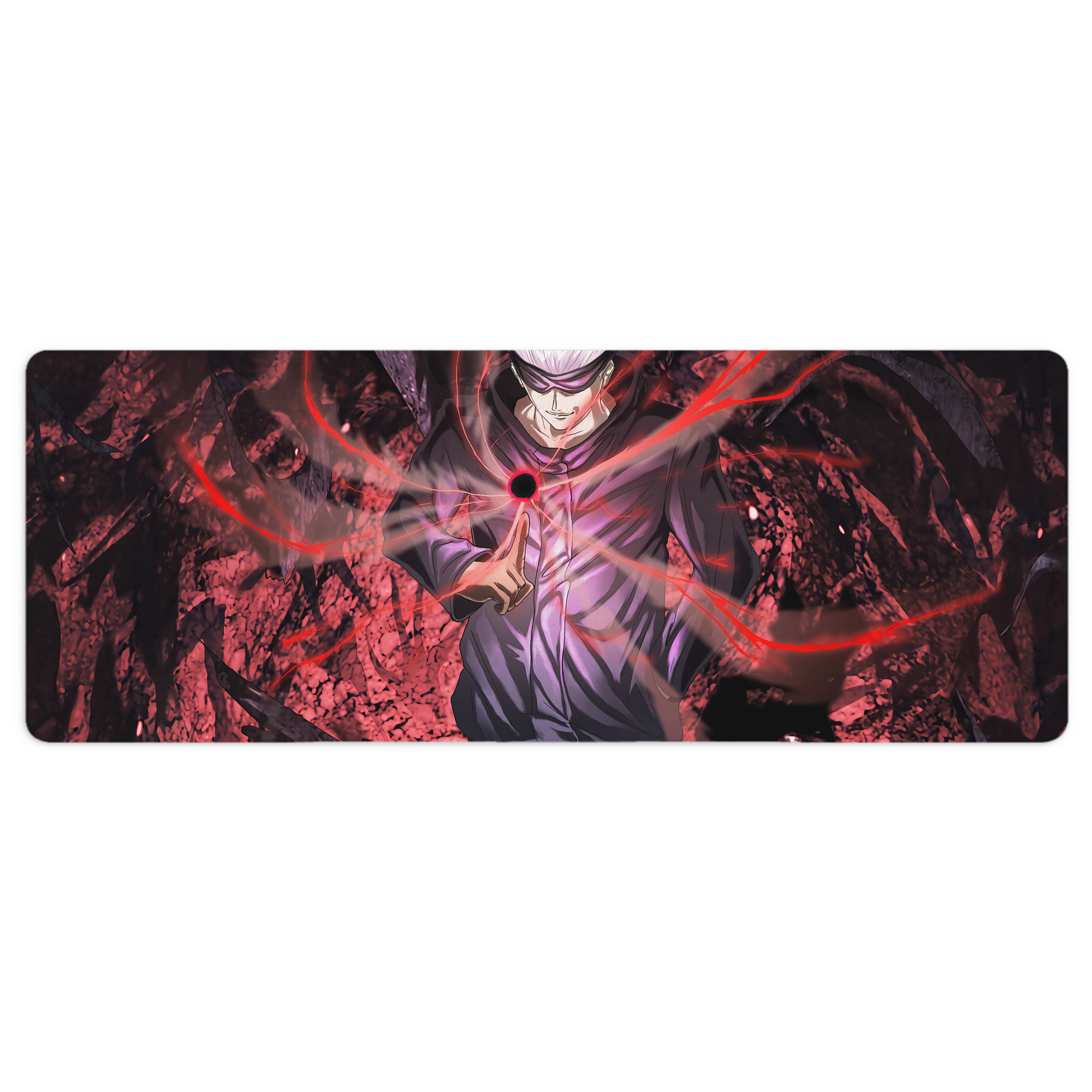 （画像用） 呪術廻戦 Jujutsu Kaisen ステッチ加工 大判デスクマット／滑り止めマウスパッド