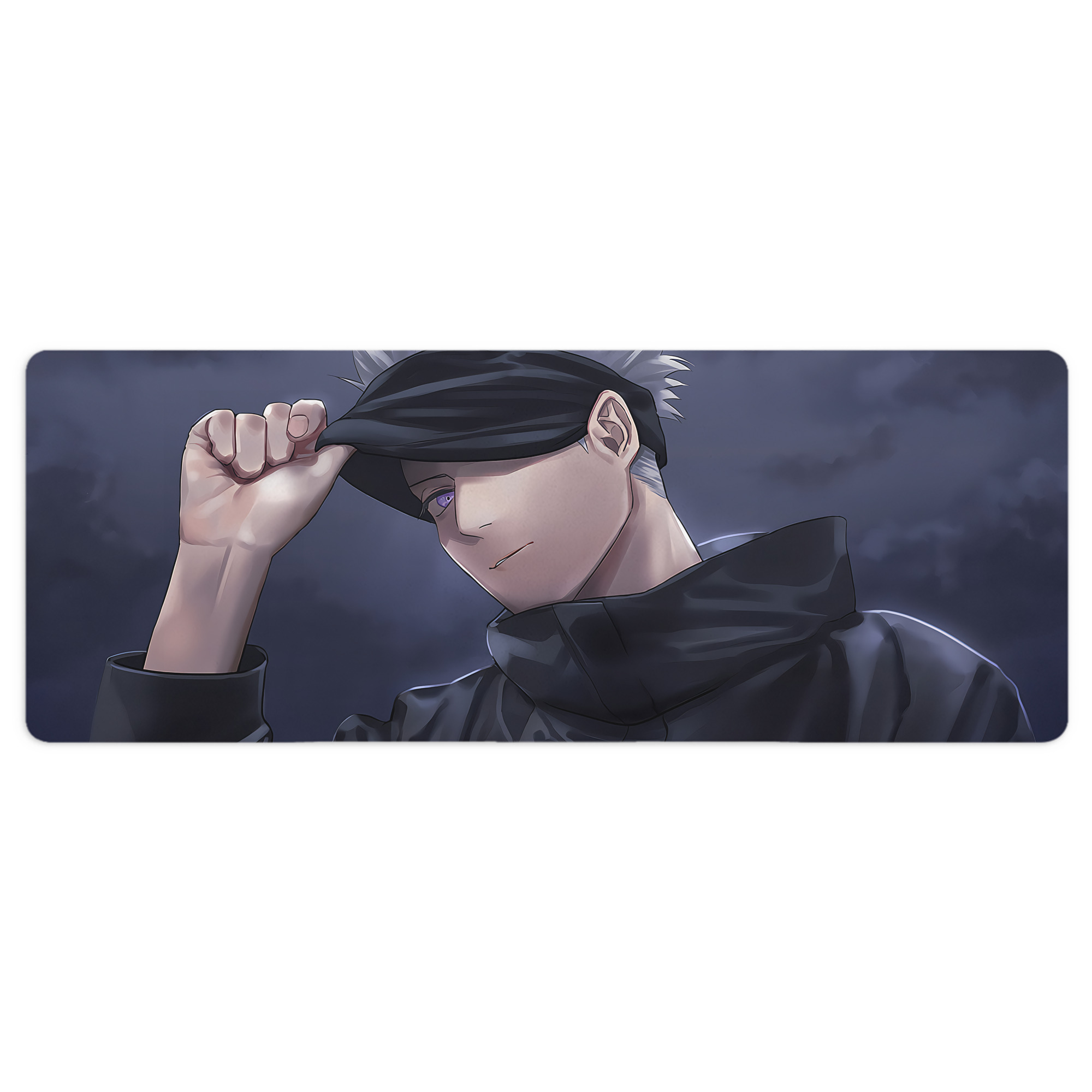 （画像用） 呪術廻戦 Jujutsu Kaisen ステッチ加工 大判デスクマット／滑り止めマウスパッド