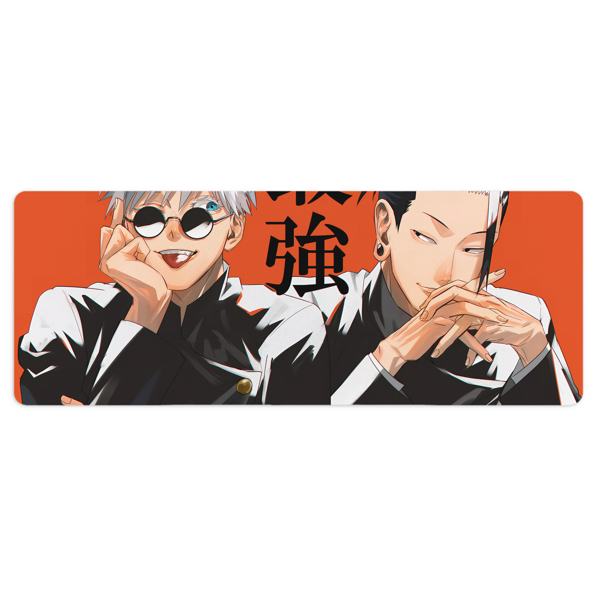 （画像用） 呪術廻戦 Jujutsu Kaisen ステッチ加工 大判デスクマット／滑り止めマウスパッド