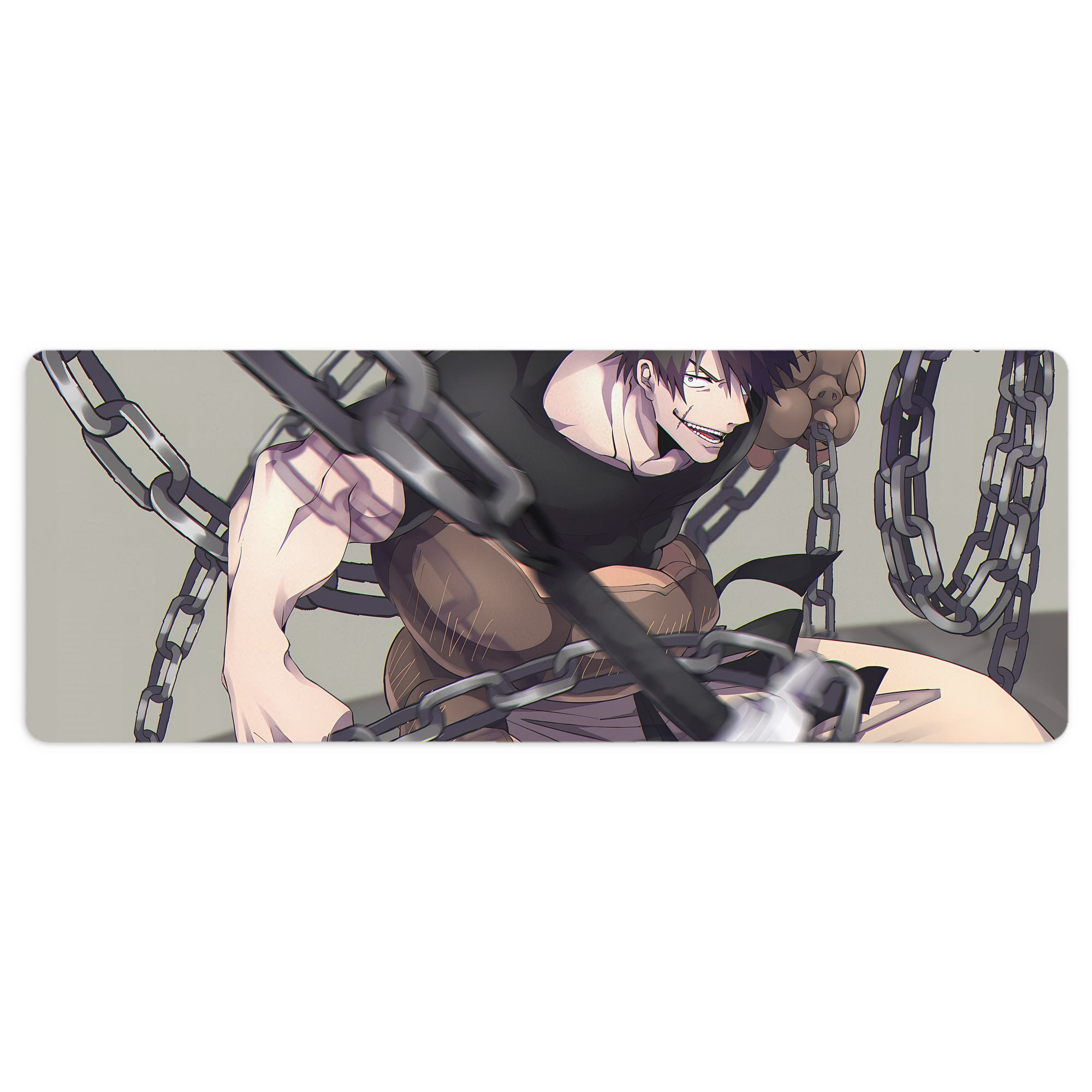 （画像用） 呪術廻戦 Jujutsu Kaisen ステッチ加工 大判デスクマット／滑り止めマウスパッド