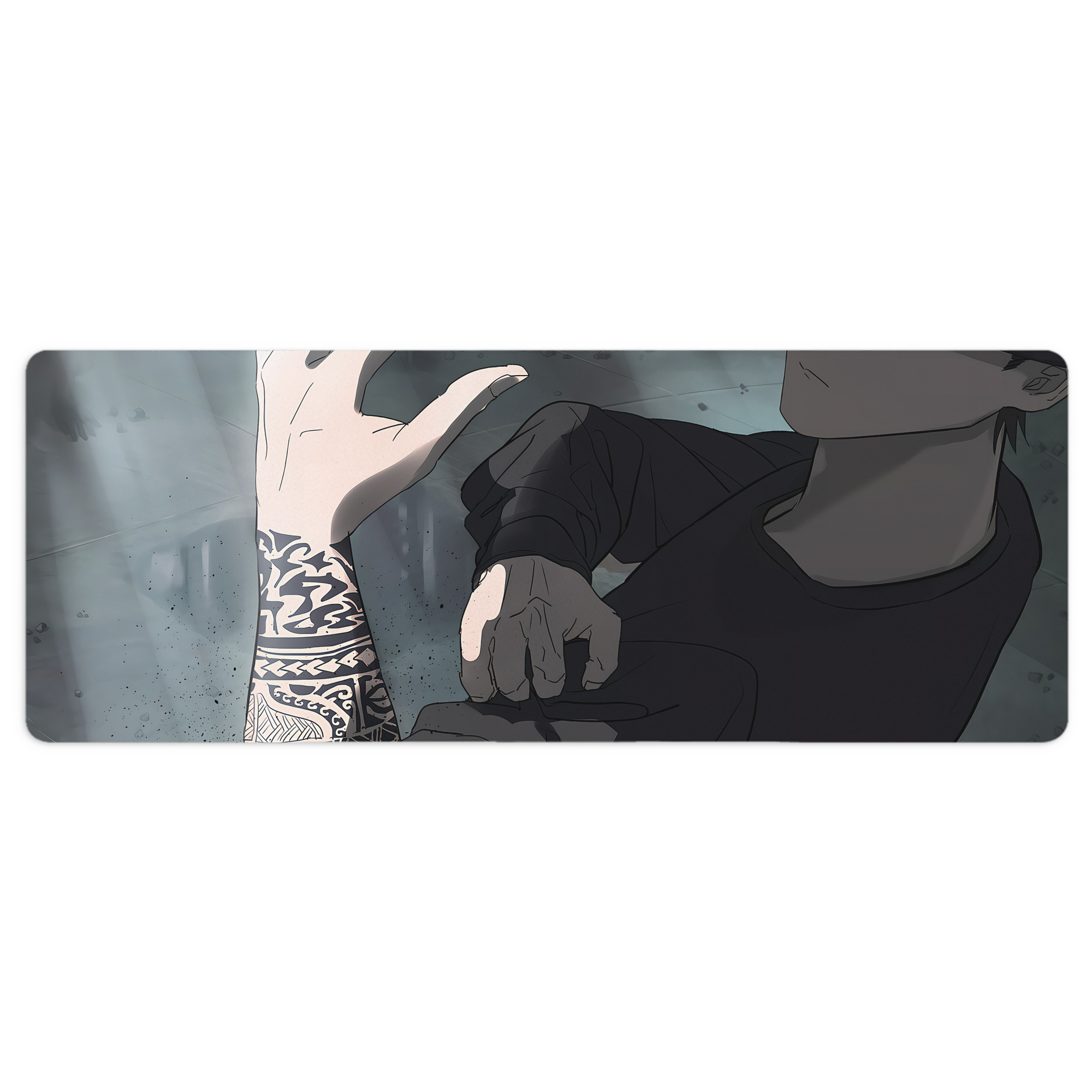 （画像用） 呪術廻戦 Jujutsu Kaisen ステッチ加工 大判デスクマット／滑り止めマウスパッド