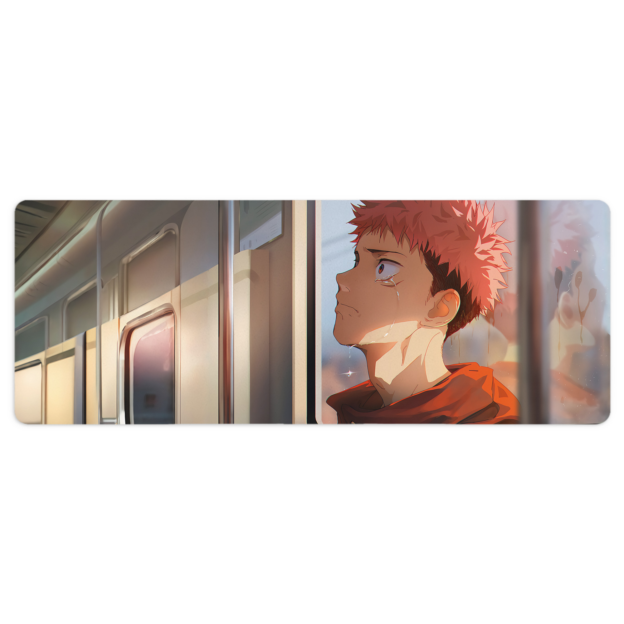 （画像用） 呪術廻戦 Jujutsu Kaisen ステッチ加工 大判デスクマット／滑り止めマウスパッド