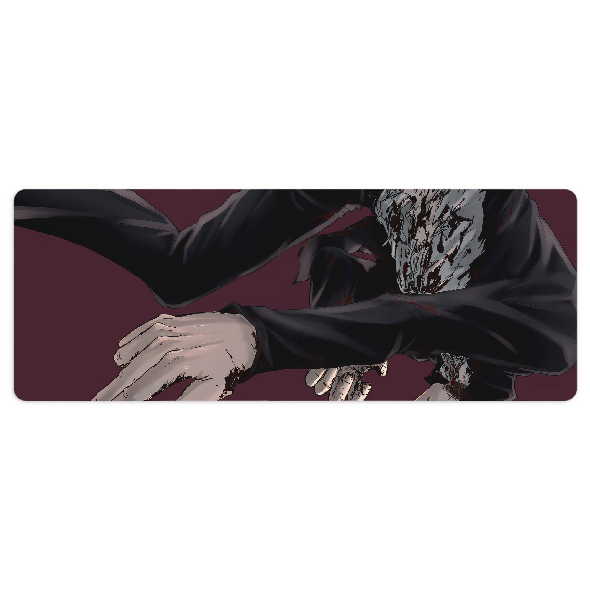 （画像用） 呪術廻戦 Jujutsu Kaisen ステッチ加工 大判デスクマット／滑り止めマウスパッド