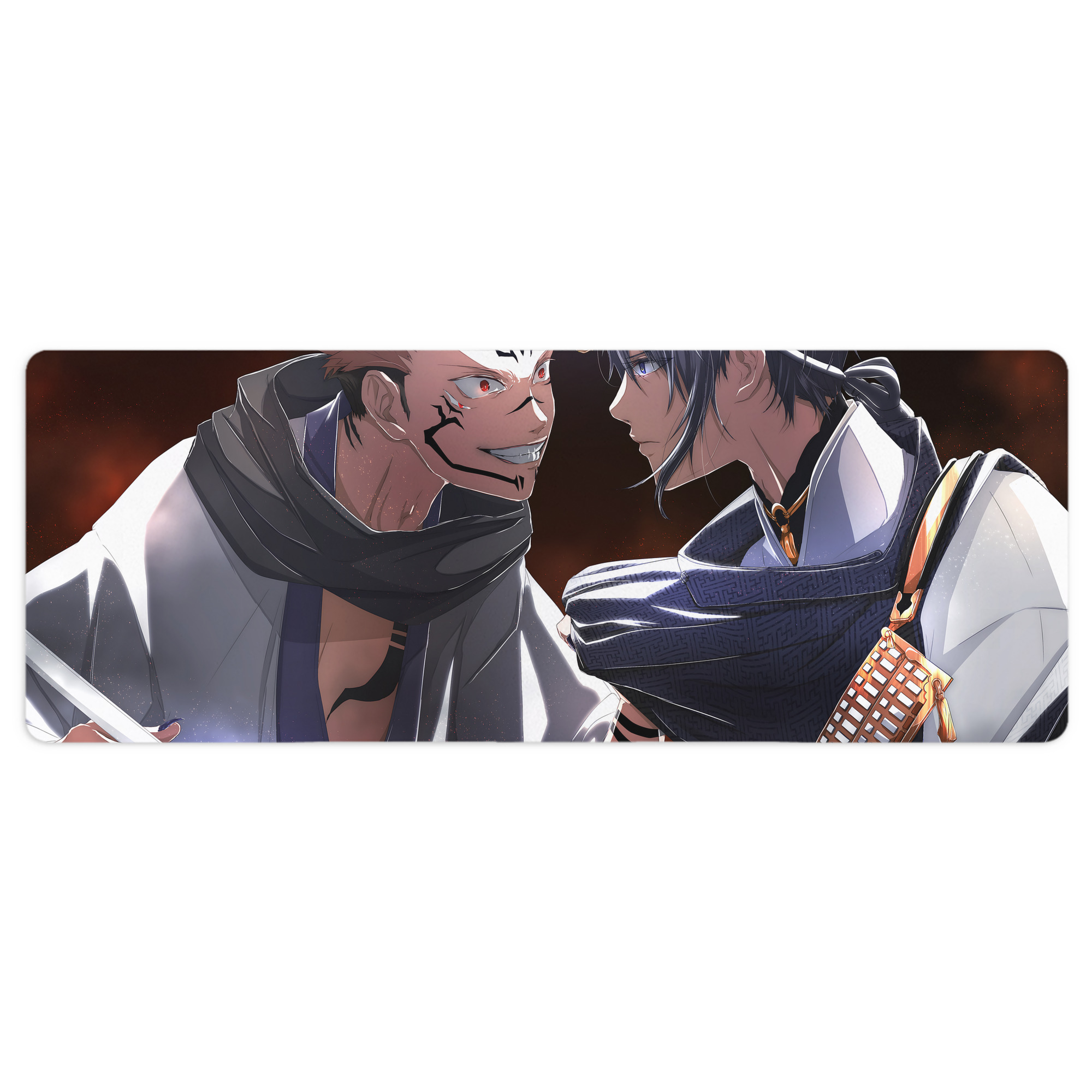 （画像用） 呪術廻戦 Jujutsu Kaisen ステッチ加工 大判デスクマット／滑り止めマウスパッド