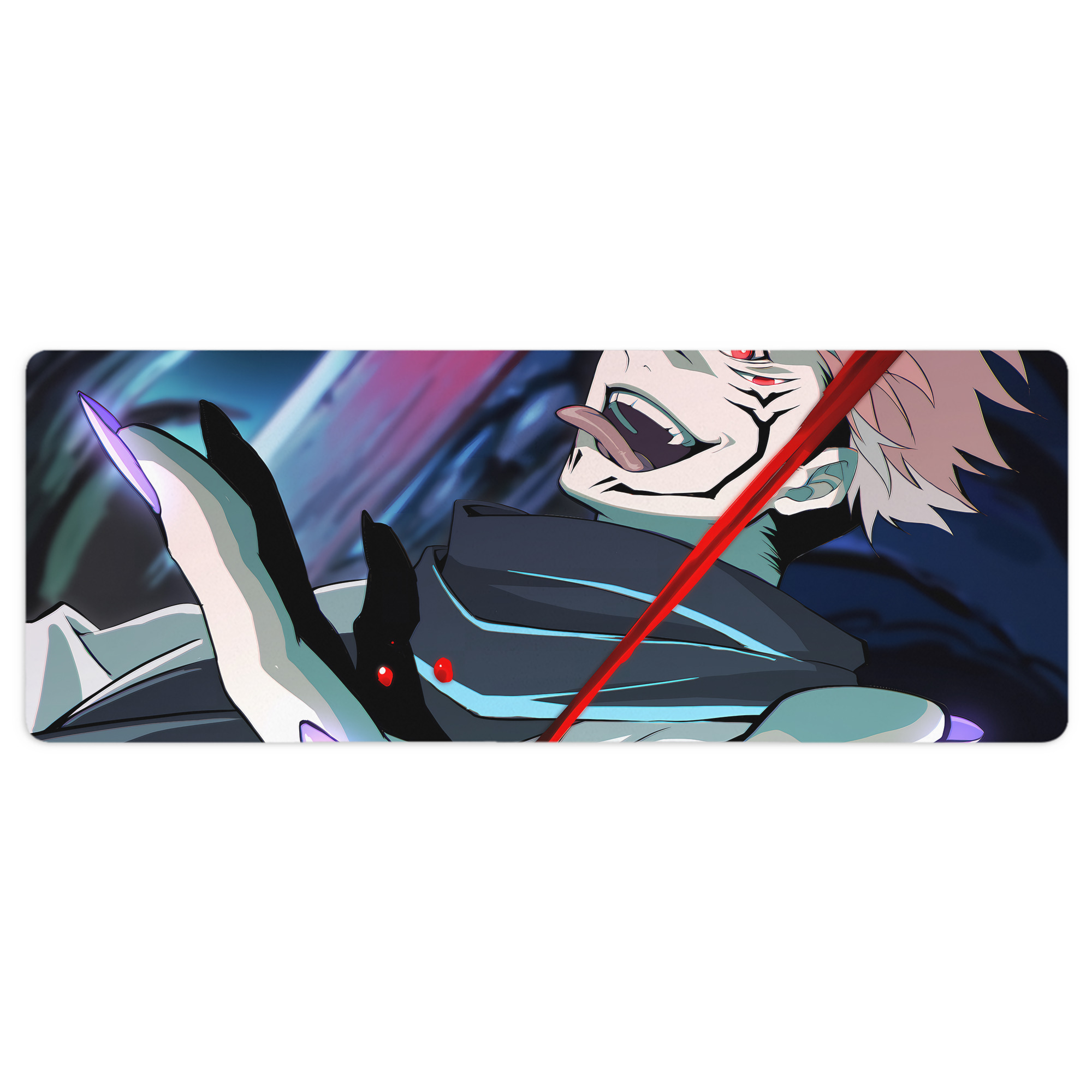 （画像用） 呪術廻戦 Jujutsu Kaisen ステッチ加工 大判デスクマット／滑り止めマウスパッド