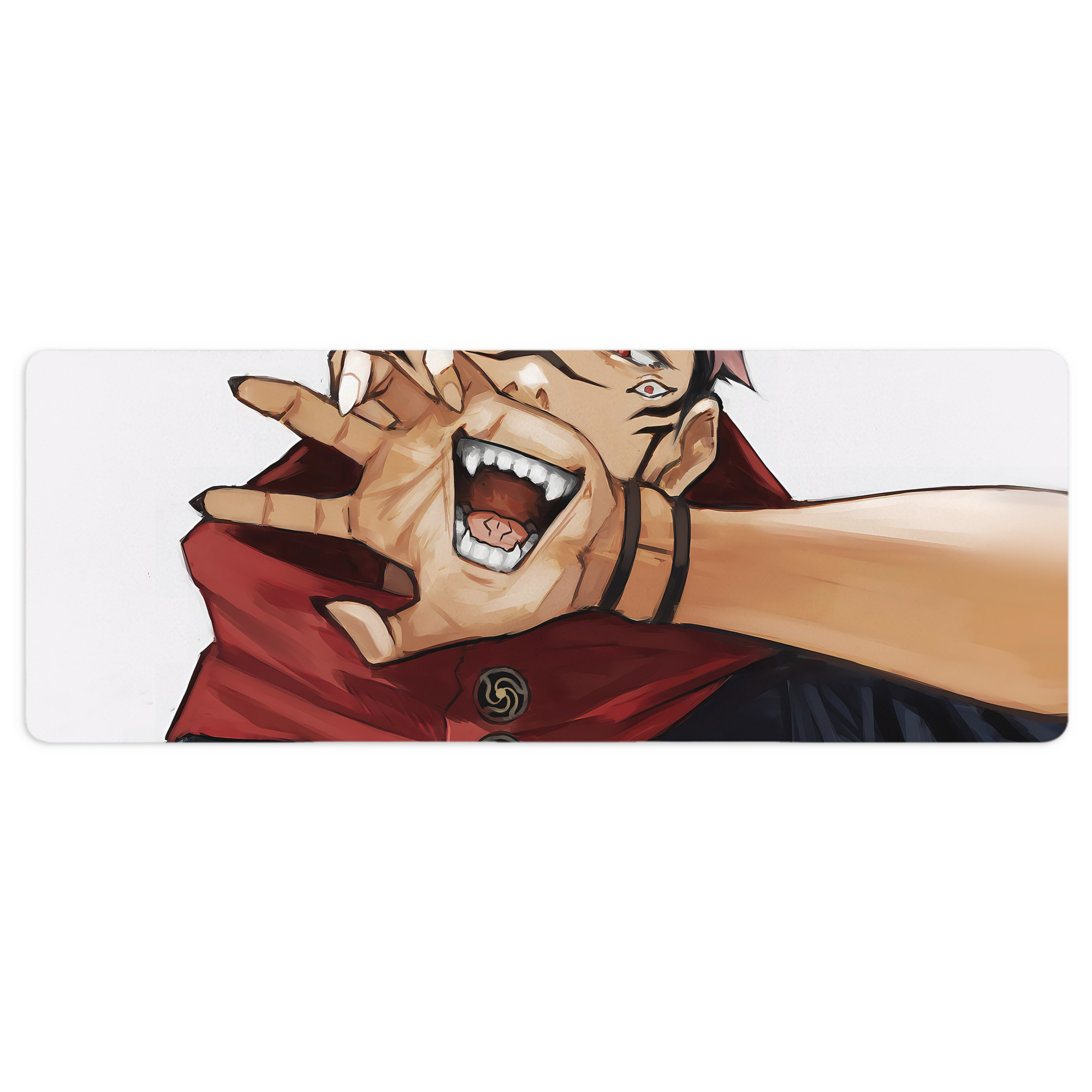 （画像用） 呪術廻戦 Jujutsu Kaisen ステッチ加工 大判デスクマット／滑り止めマウスパッド
