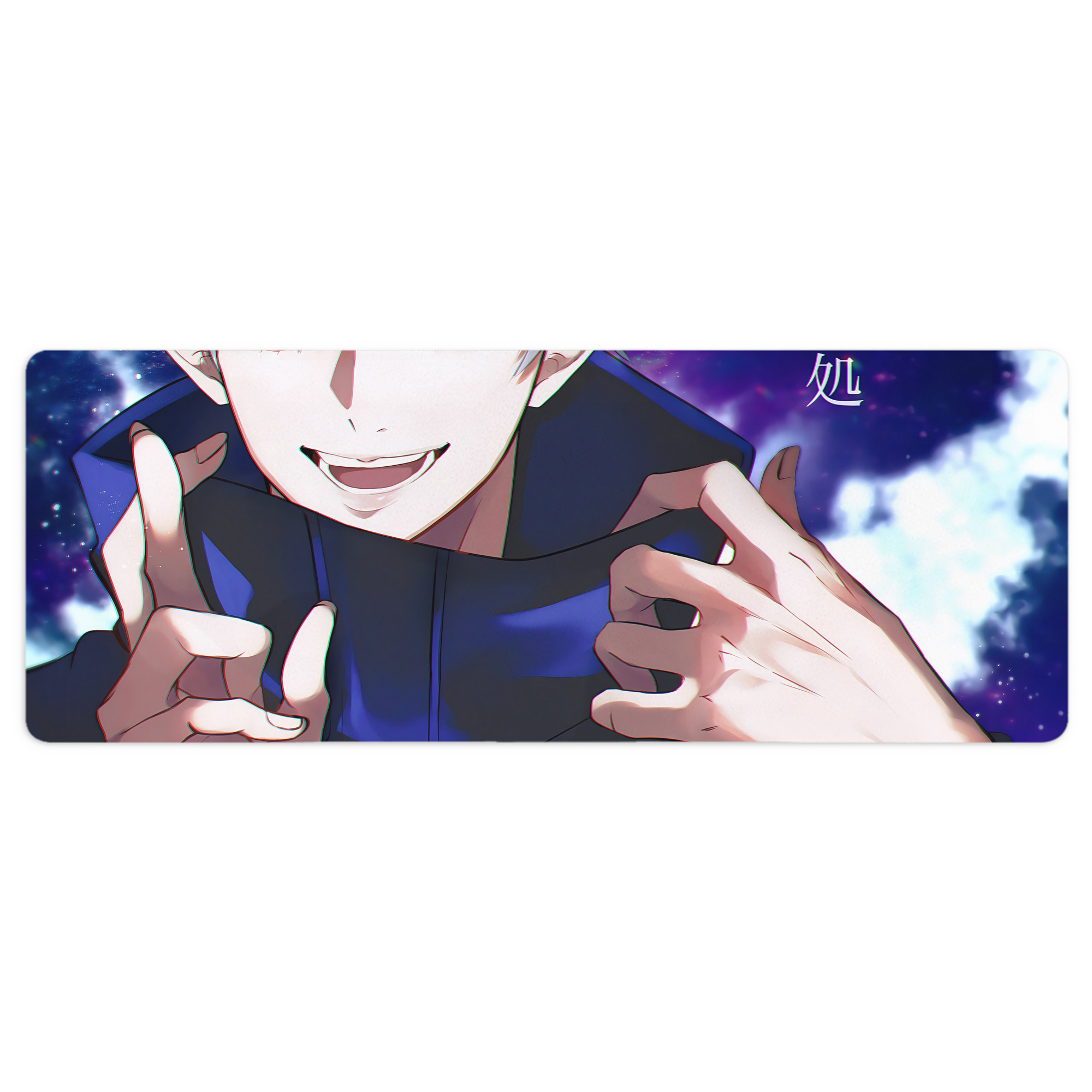 （画像用） 呪術廻戦 Jujutsu Kaisen ステッチ加工 大判デスクマット／滑り止めマウスパッド