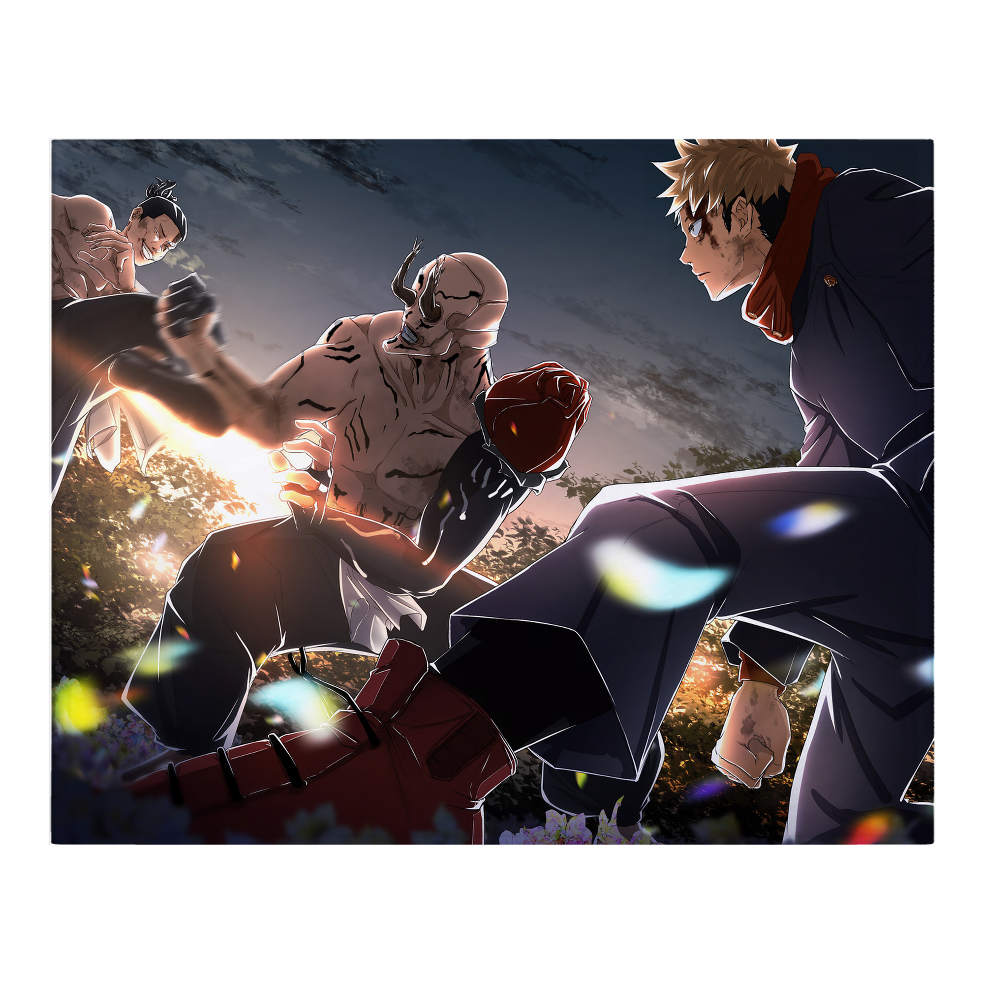 （画像用） 呪術廻戦 Jujutsu Kaisen フランネルブランケット・多サイズ対応（横型）