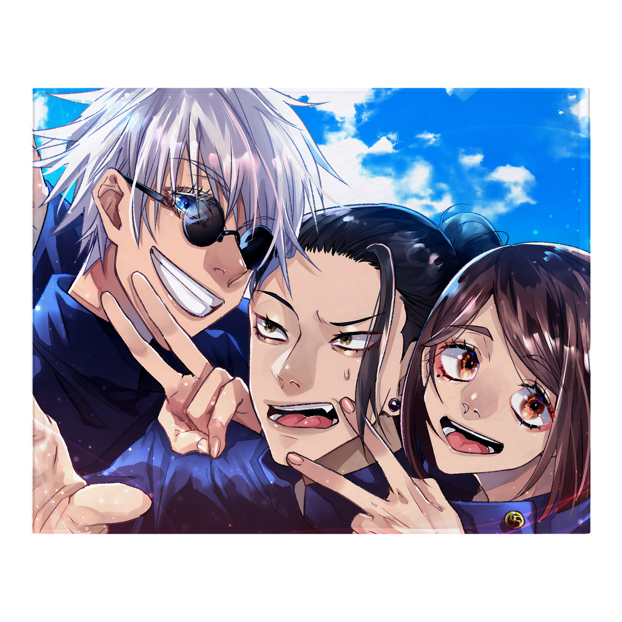 （画像用） 呪術廻戦 Jujutsu Kaisen フランネルブランケット・多サイズ対応（横型）