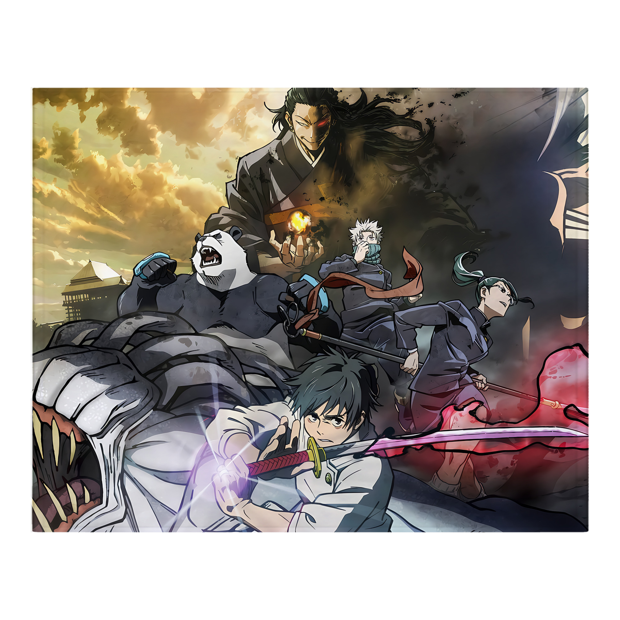 （画像用） 呪術廻戦 Jujutsu Kaisen フランネルブランケット・多サイズ対応（横型）