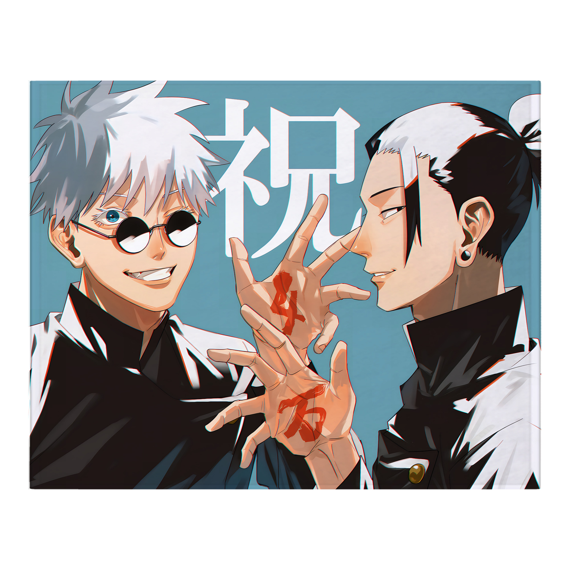 （画像用） 呪術廻戦 Jujutsu Kaisen フランネルブランケット・多サイズ対応（横型）