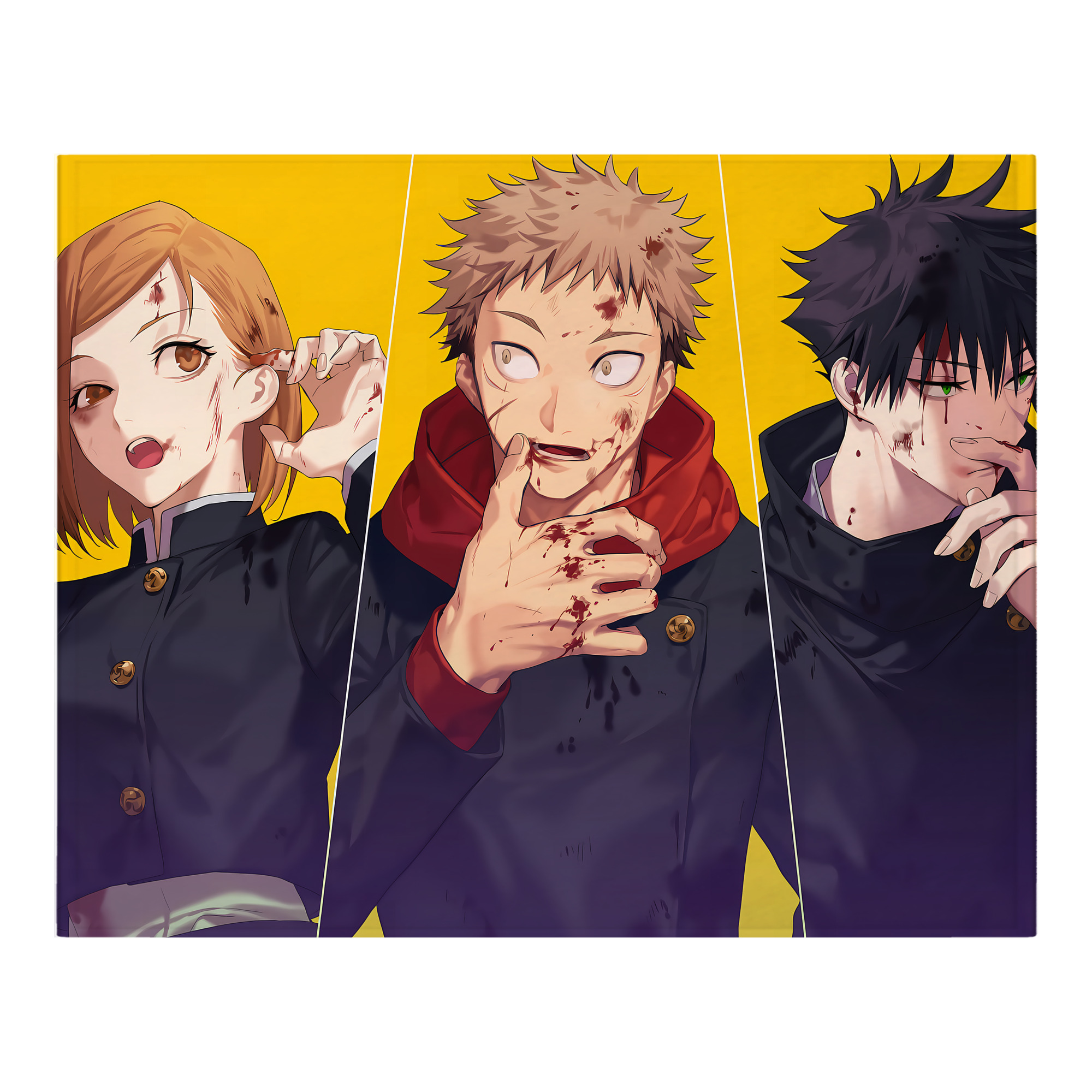 （画像用） 呪術廻戦 Jujutsu Kaisen フランネルブランケット・多サイズ対応（横型）