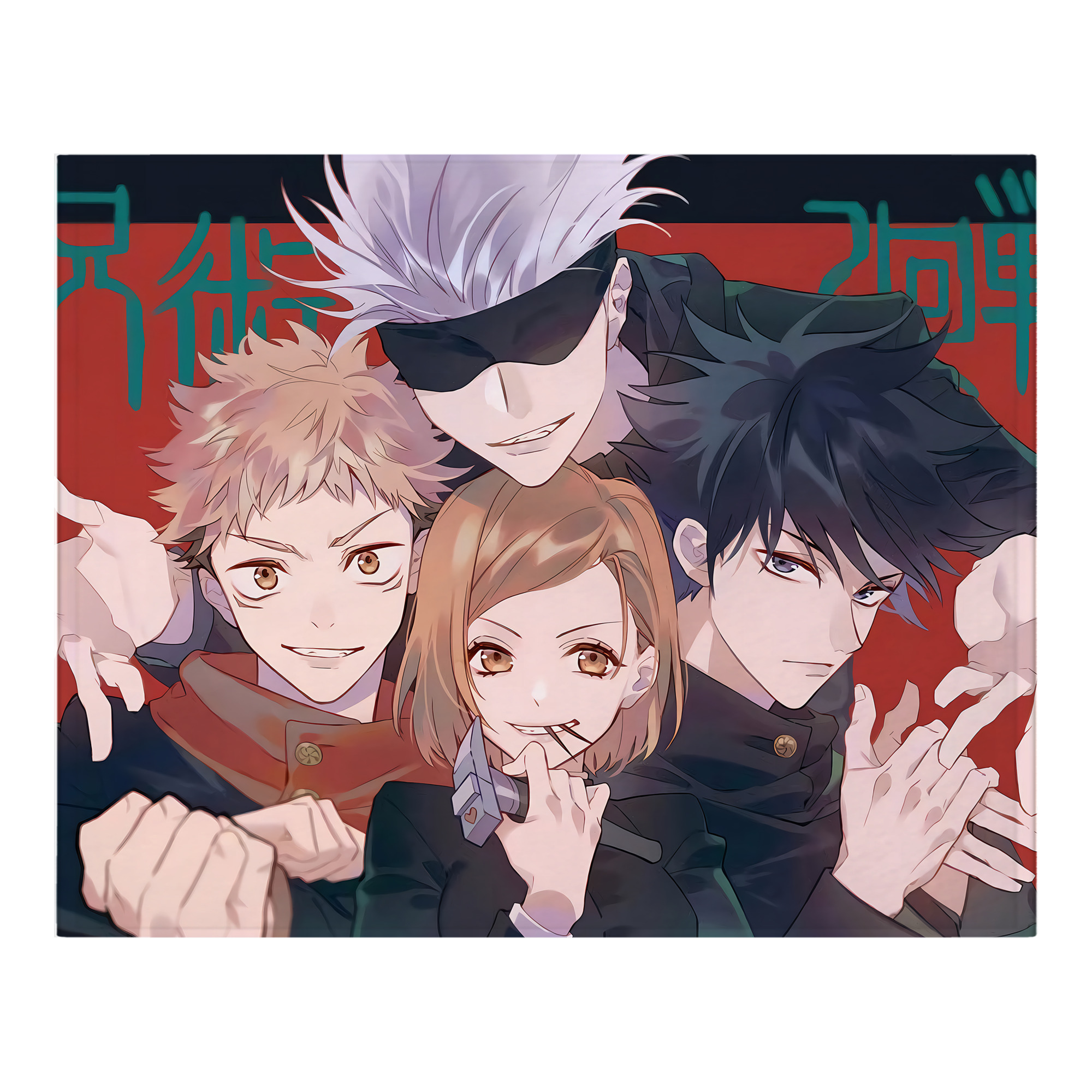 （画像用） 呪術廻戦 Jujutsu Kaisen フランネルブランケット・多サイズ対応（横型）