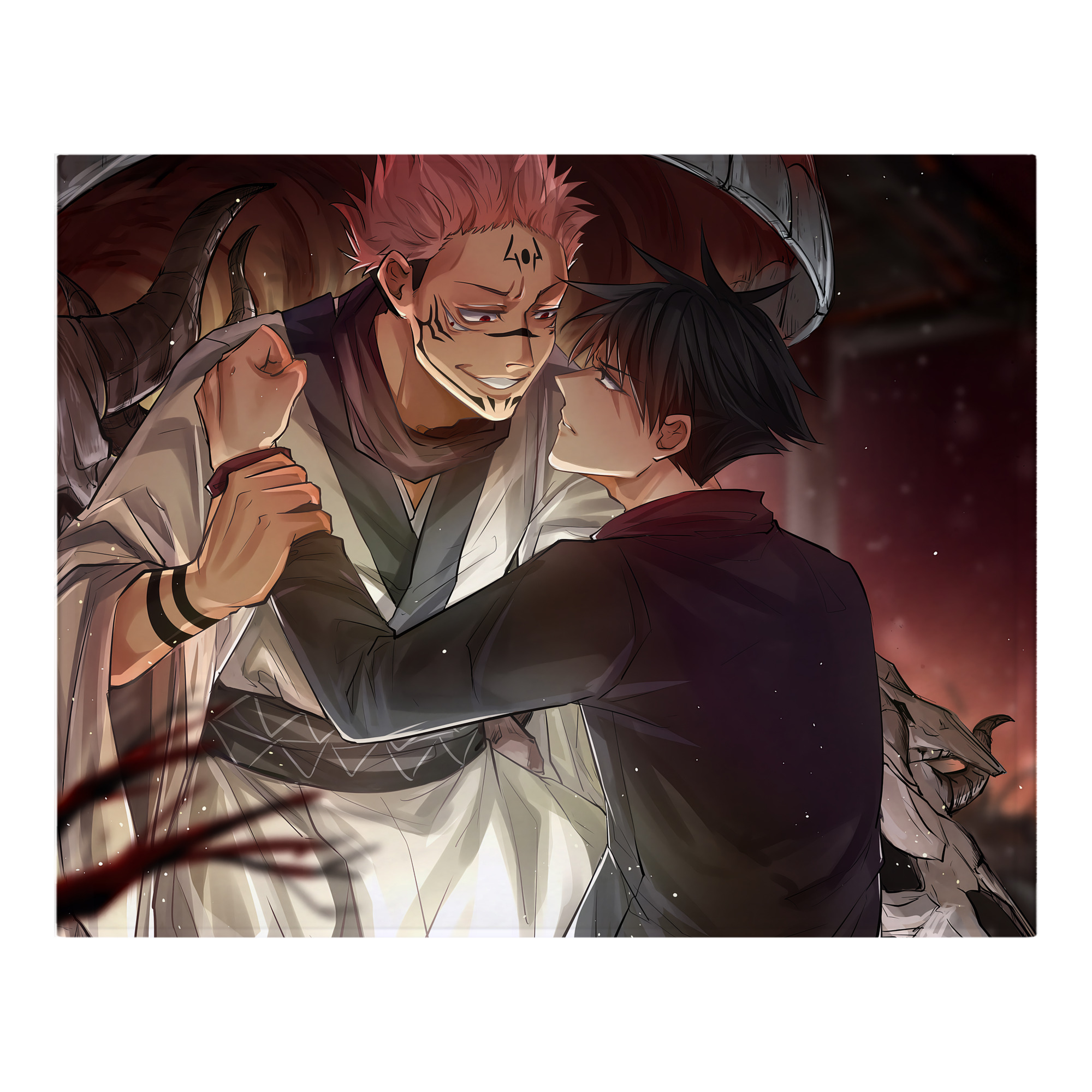 （画像用） 呪術廻戦 Jujutsu Kaisen フランネルブランケット・多サイズ対応（横型）
