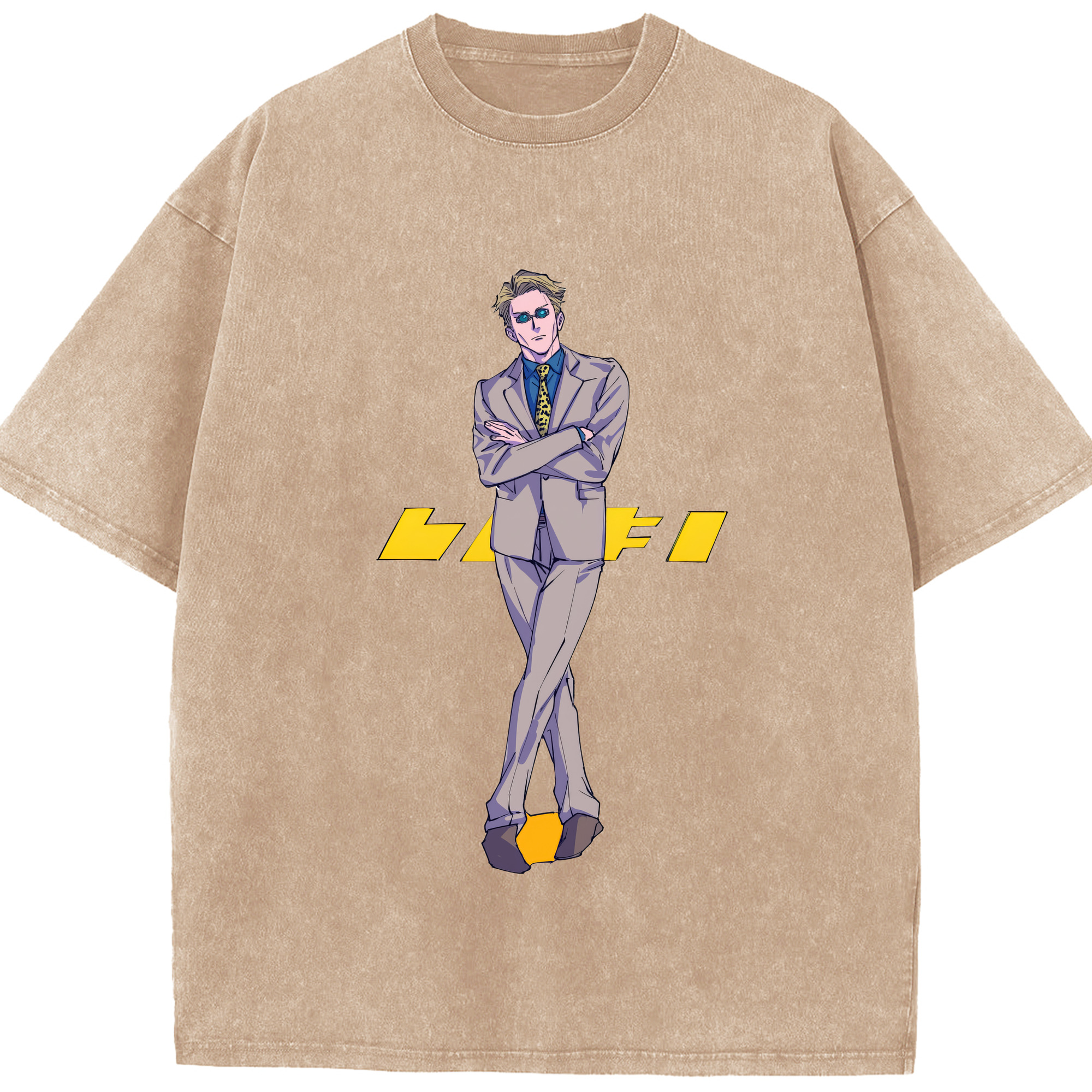 （画像用） 呪術廻戦 Jujutsu Kaisen 綿100% ヴィンテージ風 半袖Tシャツ（フロントプリント）
