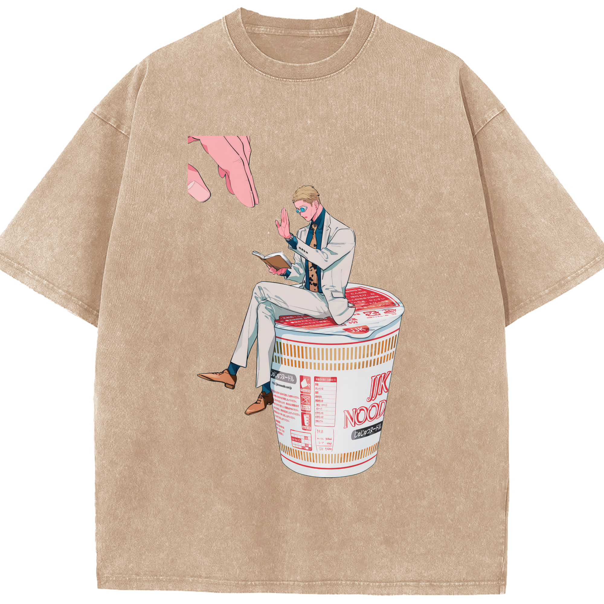 （画像用） 呪術廻戦 Jujutsu Kaisen 綿100% ヴィンテージ風 半袖Tシャツ（フロントプリント）