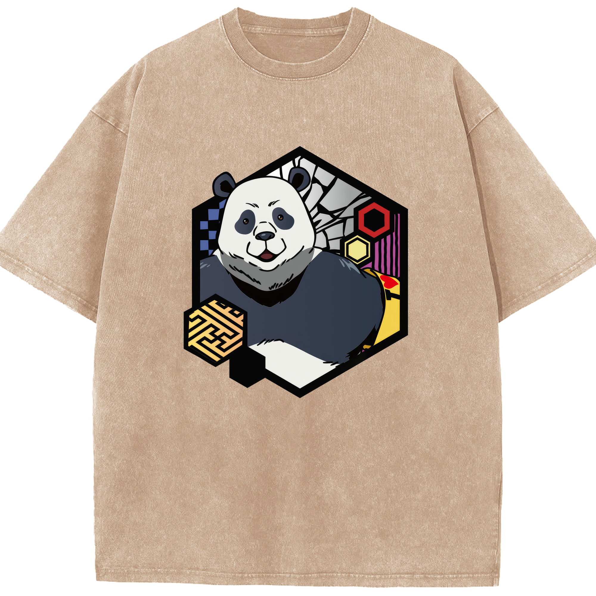 （画像用） 呪術廻戦 Jujutsu Kaisen 綿100% ヴィンテージ風 半袖Tシャツ（フロントプリント）