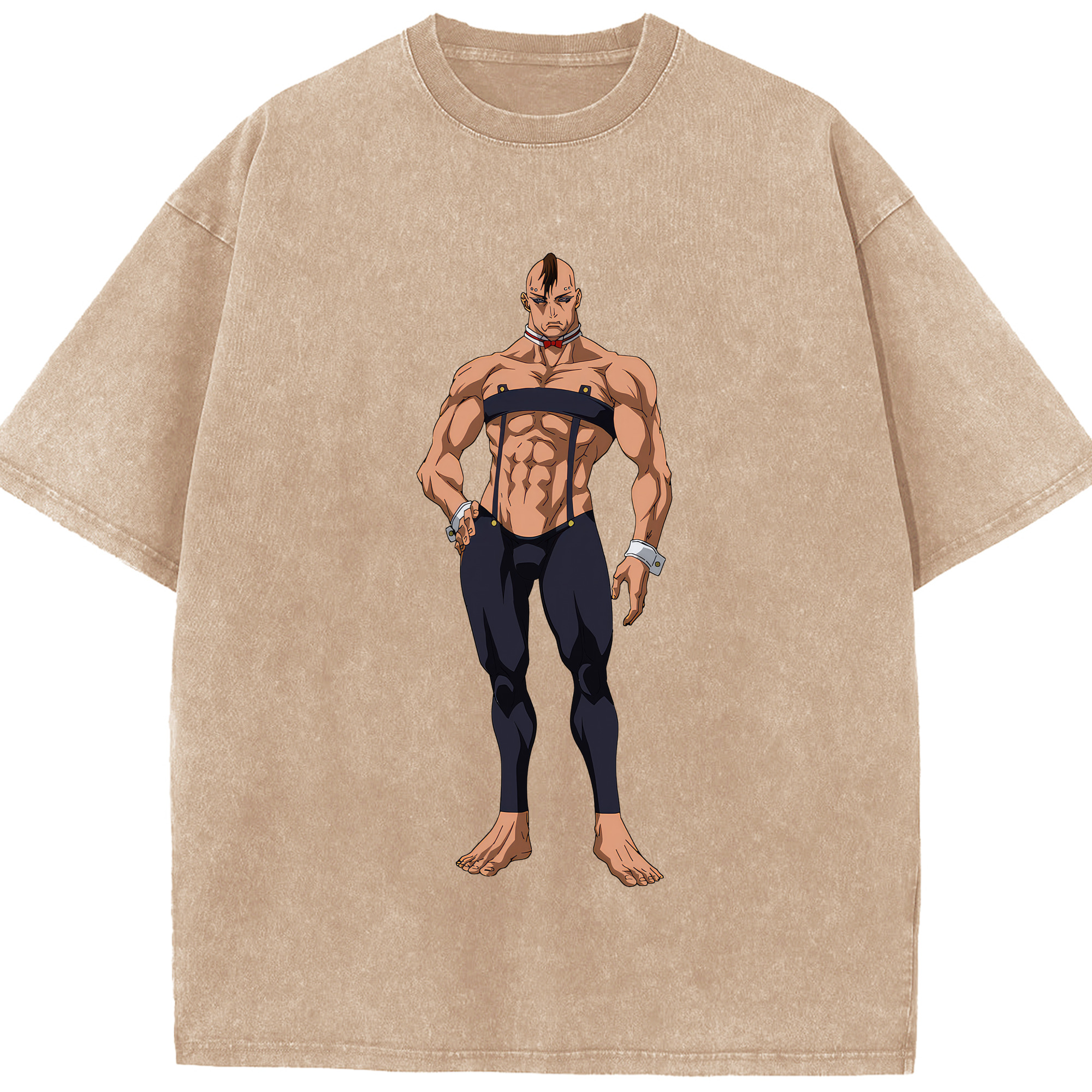 （画像用） 呪術廻戦 Jujutsu Kaisen 綿100% ヴィンテージ風 半袖Tシャツ（フロントプリント）